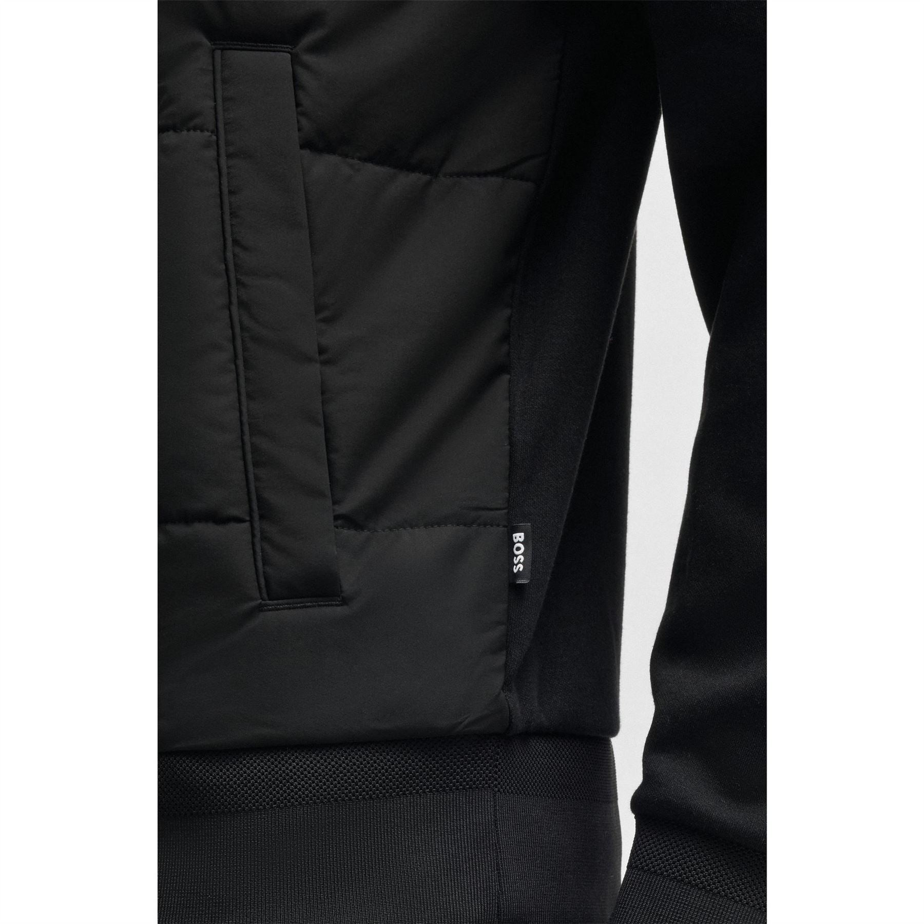 Boss Hbb Skiles100 Full Zipped Sweatshirt, Padded Front, Pockets