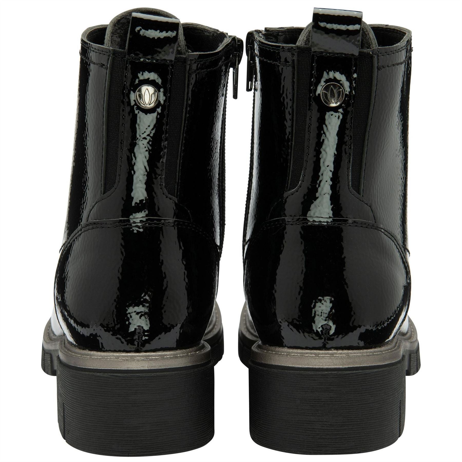 Lotus Shoes Jojo Combat Boots with Lace-Up Closure