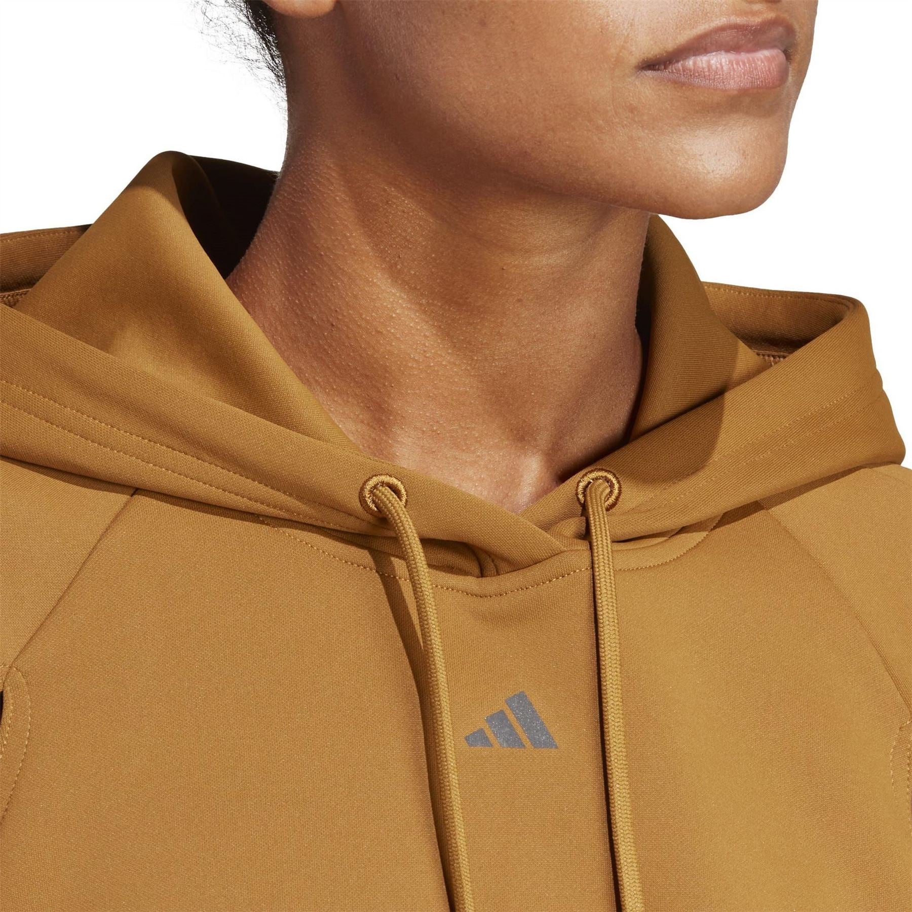 adidas Womens Hiit Cropped Hoodie