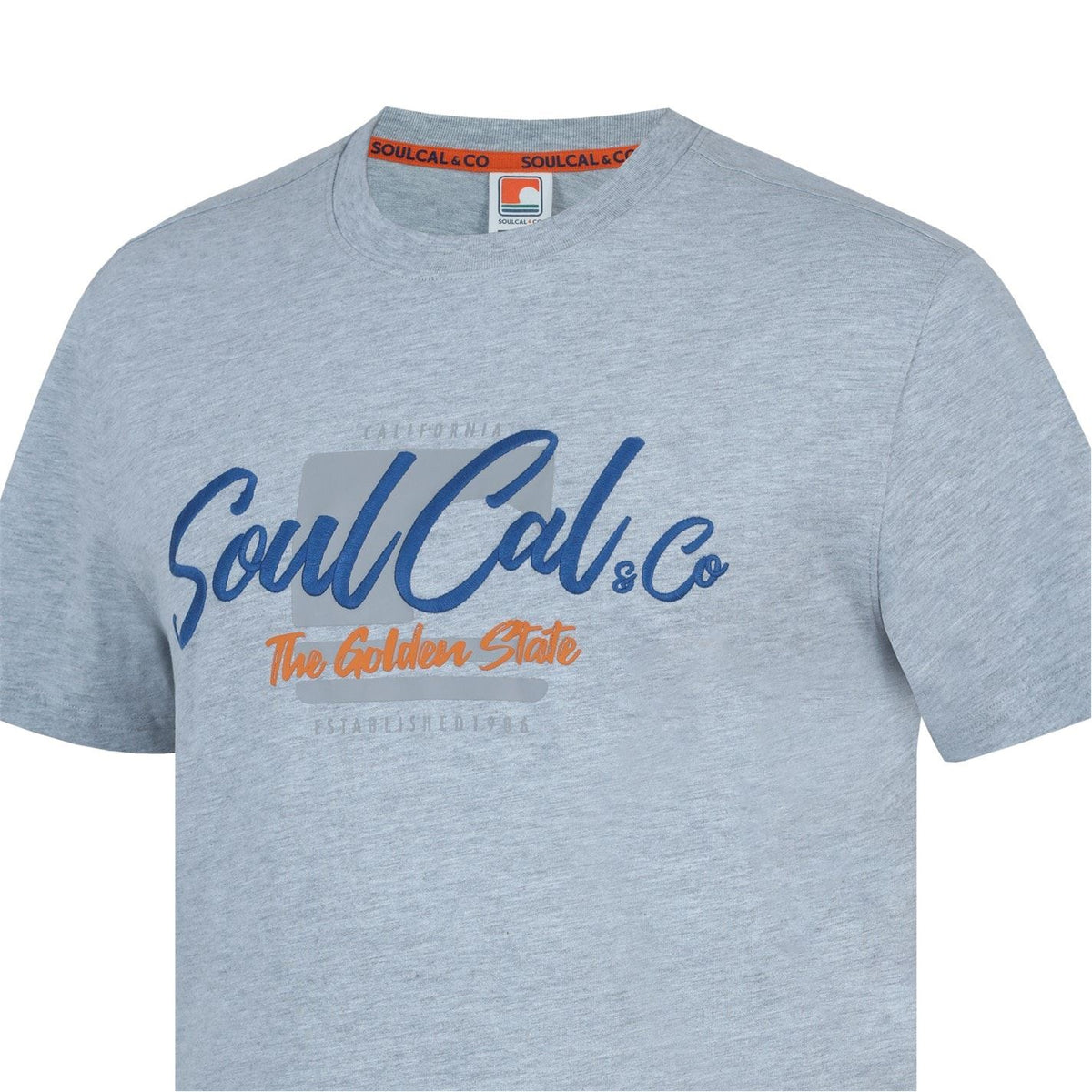 SoulCal Regular Fit Geographic Print Crew Neck T-Shirt