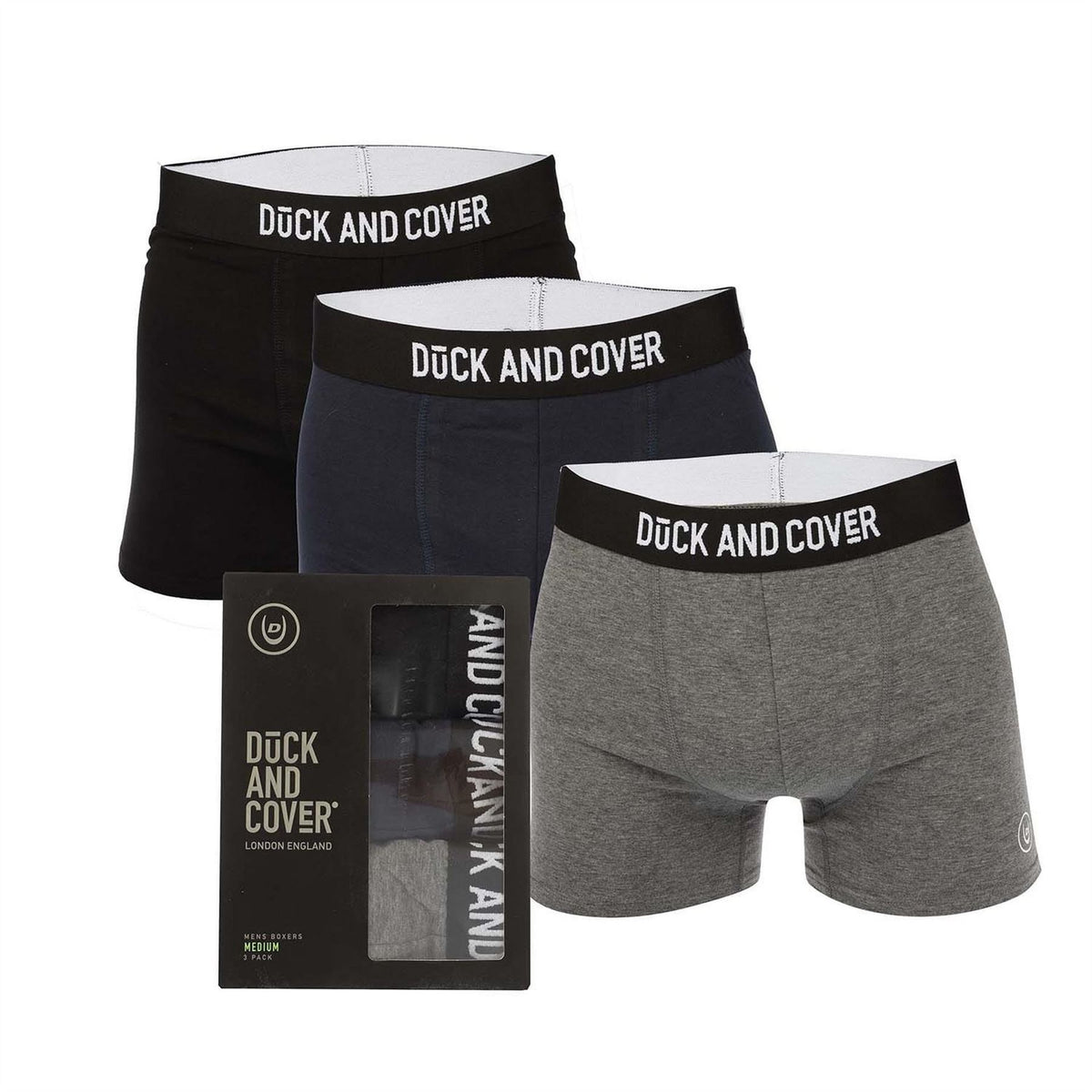 Duck and Cover 3 Pack Boxer Shorts