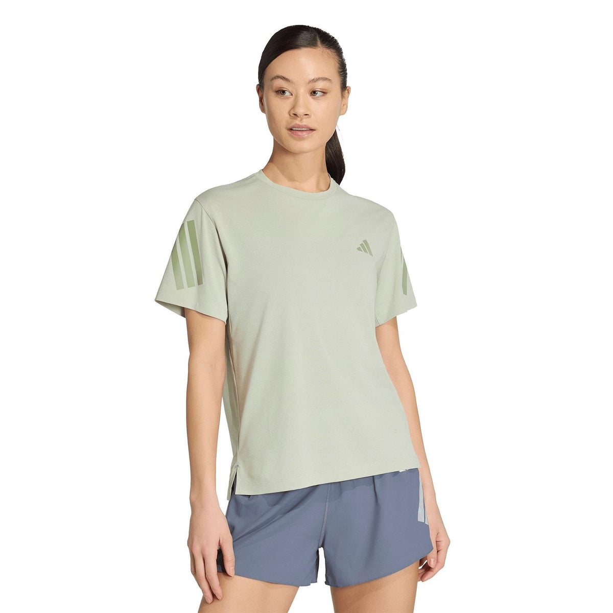 adidas Bold Logo Crew Neck Raglan Sleeve Jersey T-Shirt