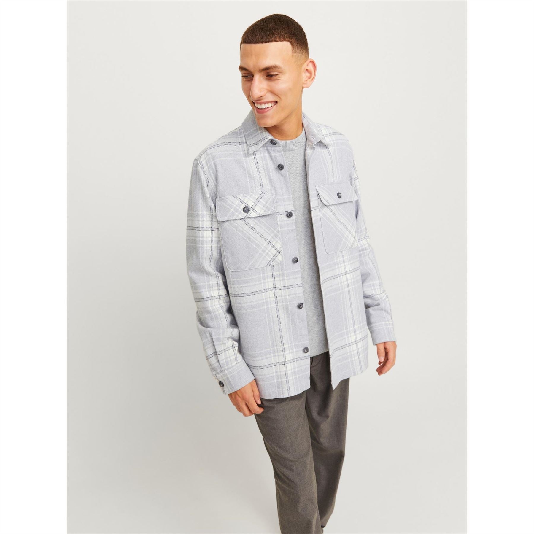 Jack and Jones Raymond Regular Fit Long Sleeve Cuff Shirt
