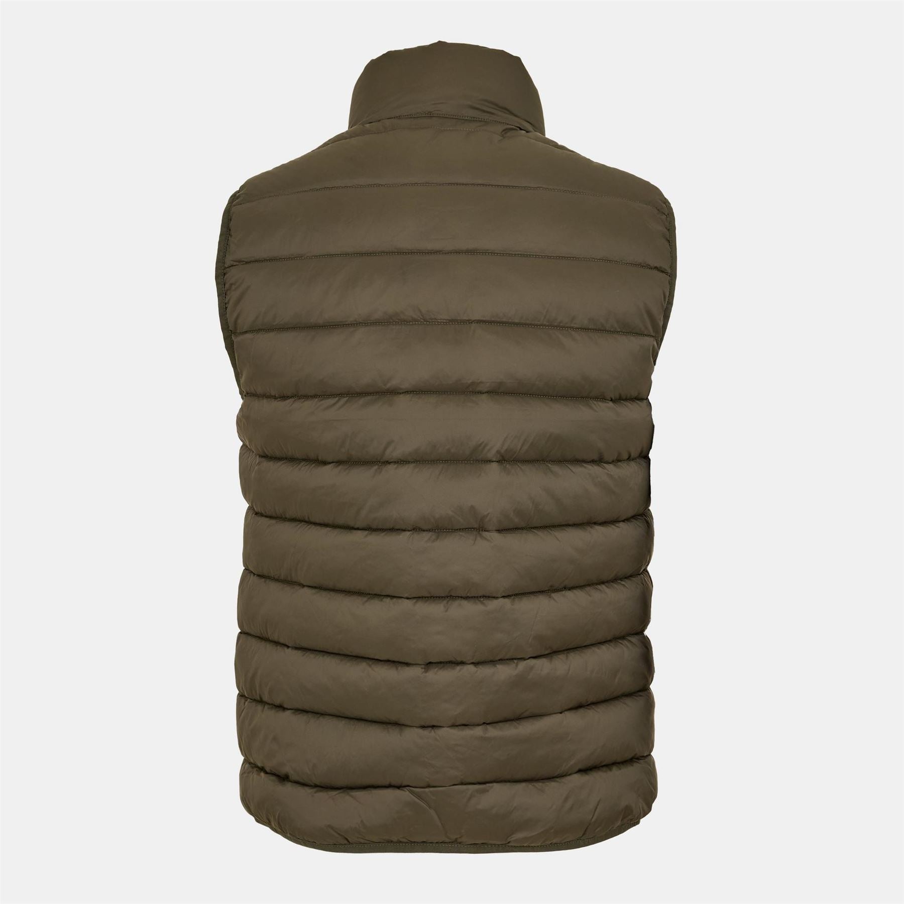 Farah Joel Solid Patterned Full Zip Quilted Gilet