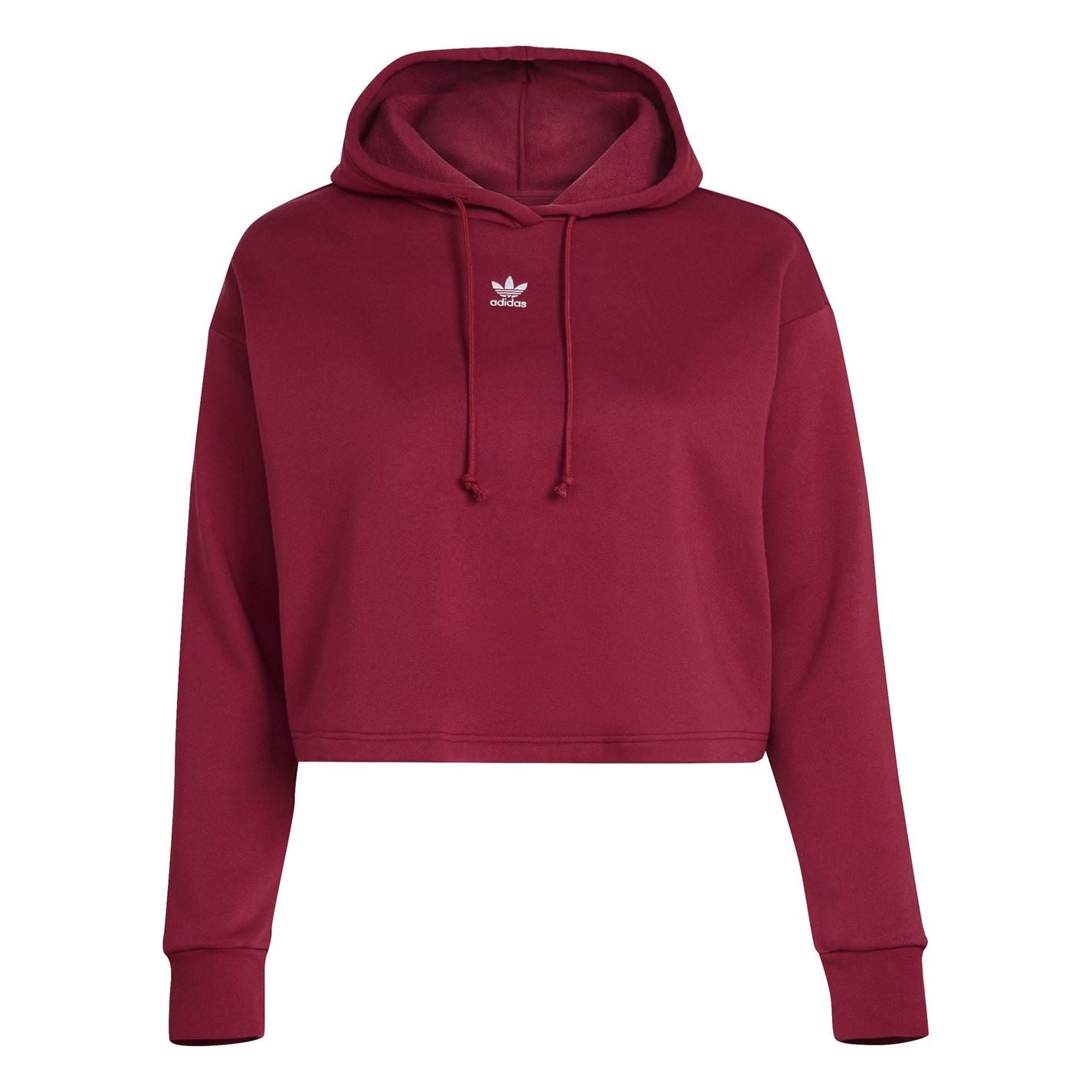 adidas Originals Essentials Crop Fleece Hoodie (plus Size)