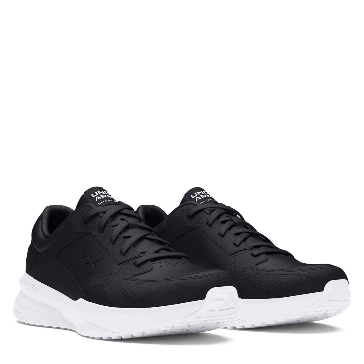 Under Armour Edge Leather Low Top Lace-Up Sneakers