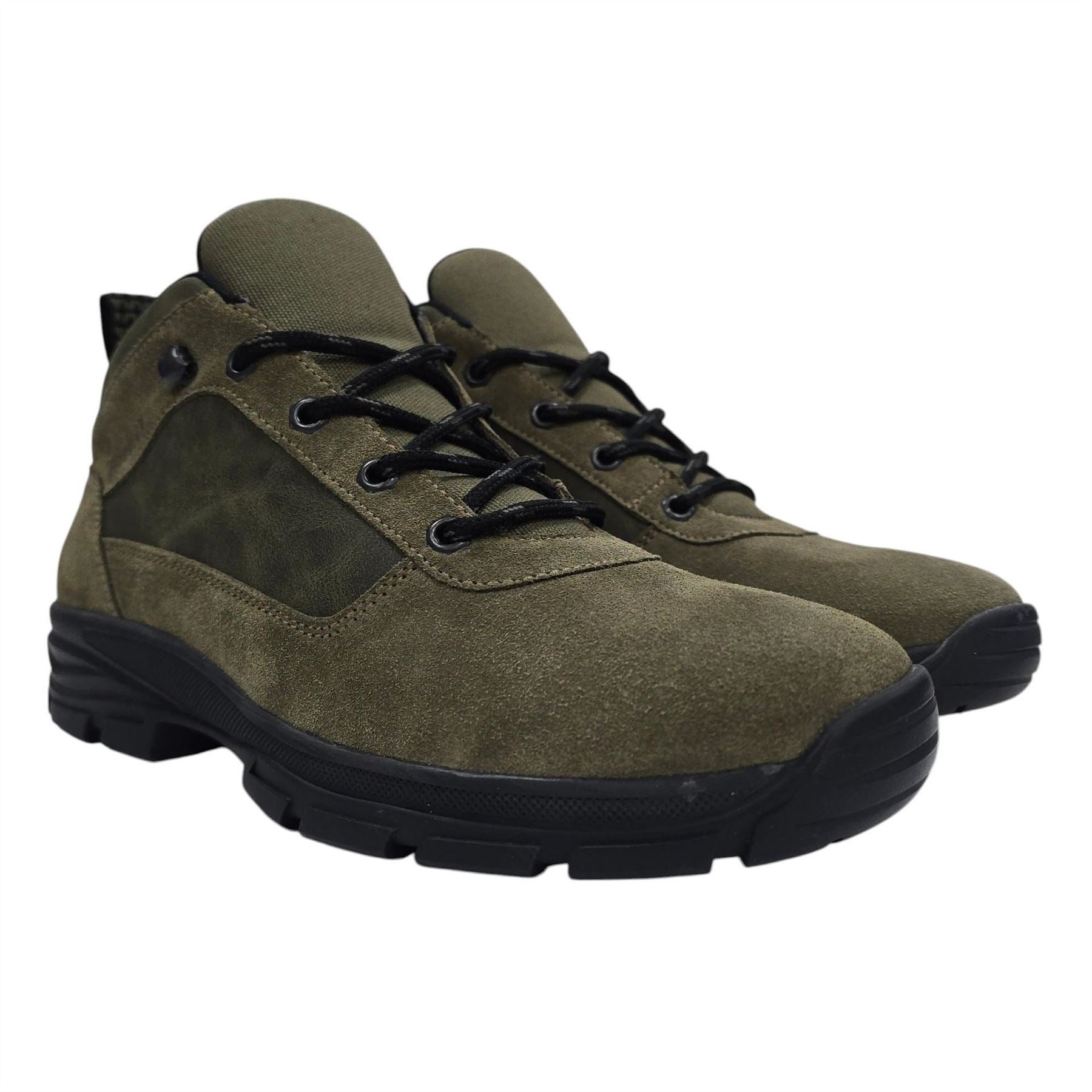Firetrap Delia Premium Leather Ankle Lace Up Hiker Rugged Boots