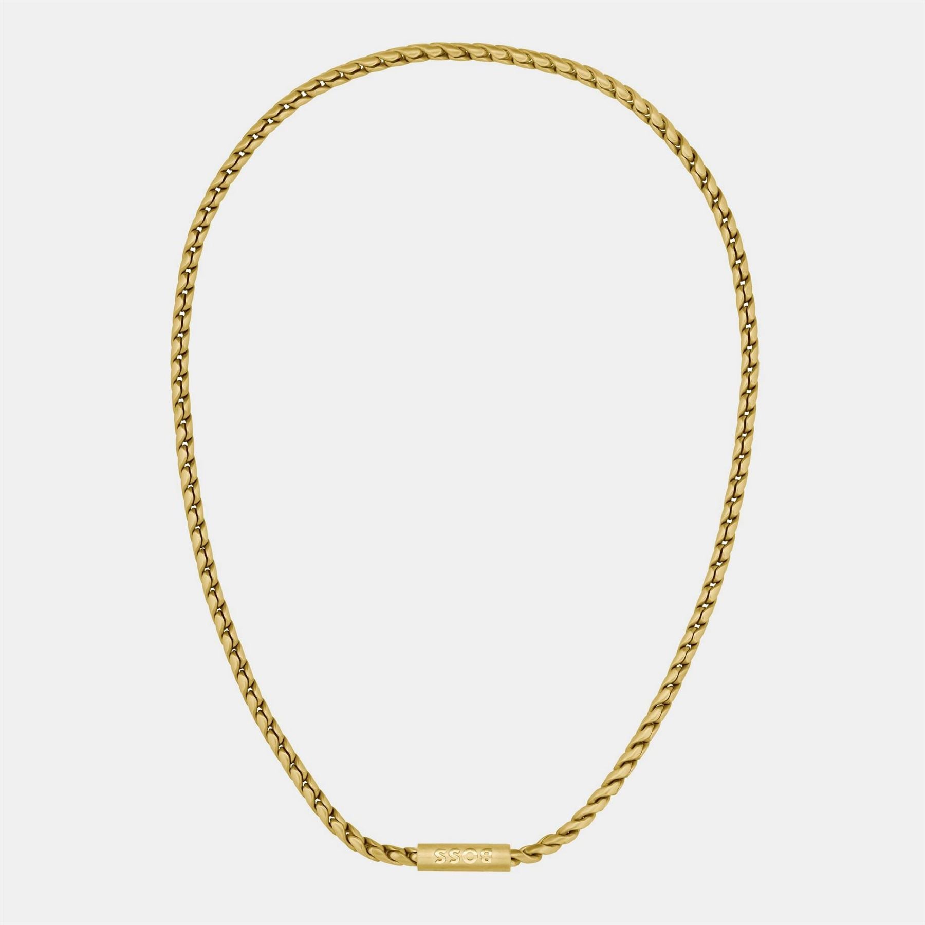 Boss Doran Light Yellow Gold Ip Necklace