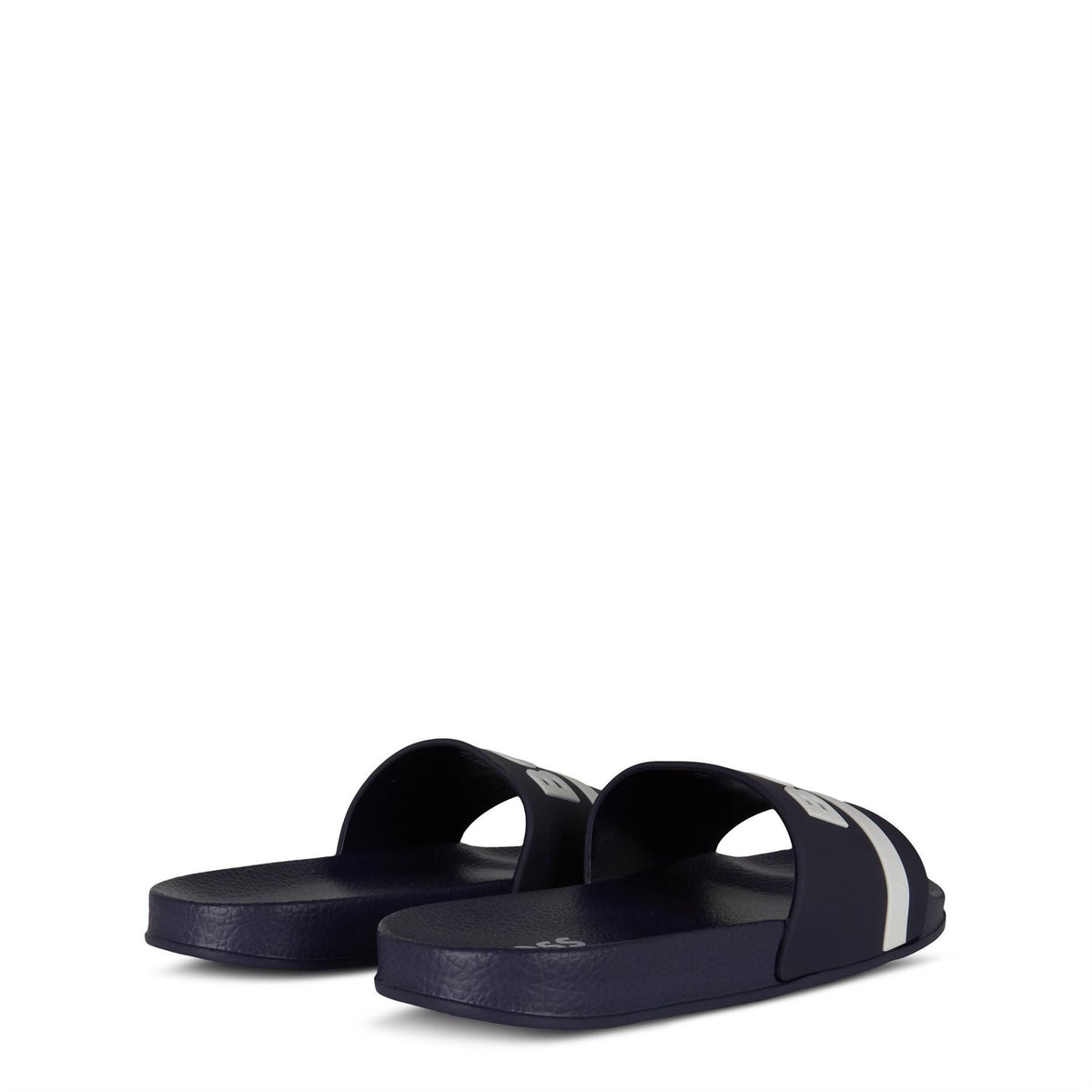 Boss Logo Sliders With Logo Design Sandals