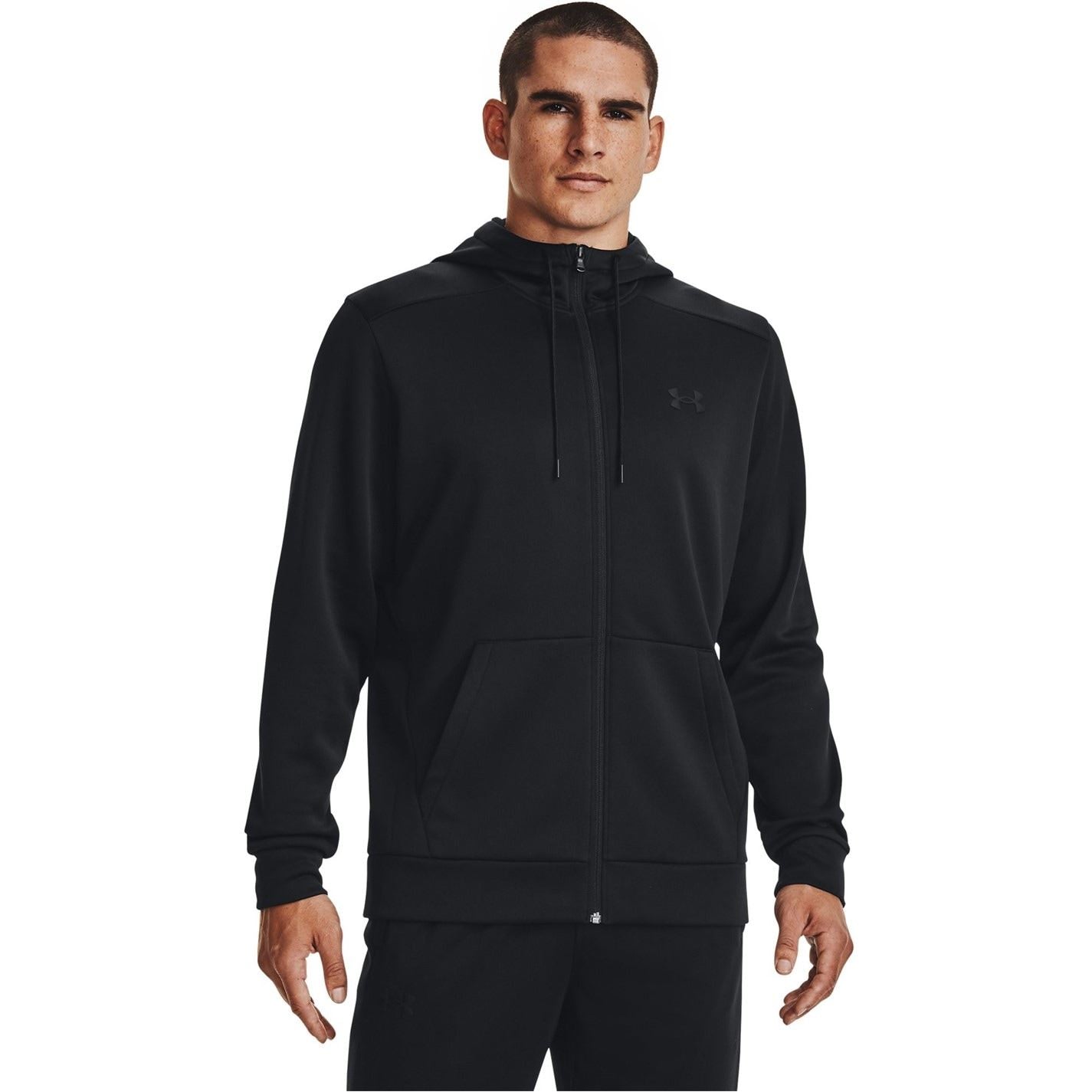 Under Armour Mens Armour Armour Fleece® Full Zip Hoodie