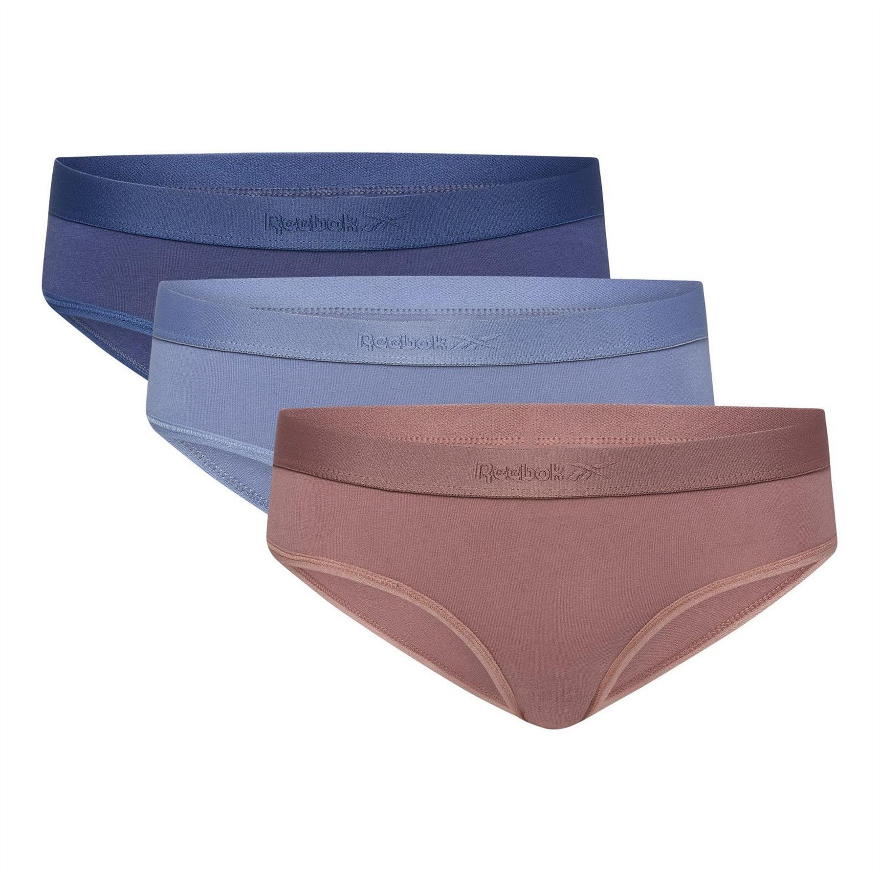 Reebok Womens 3 Pack Briefs Dona