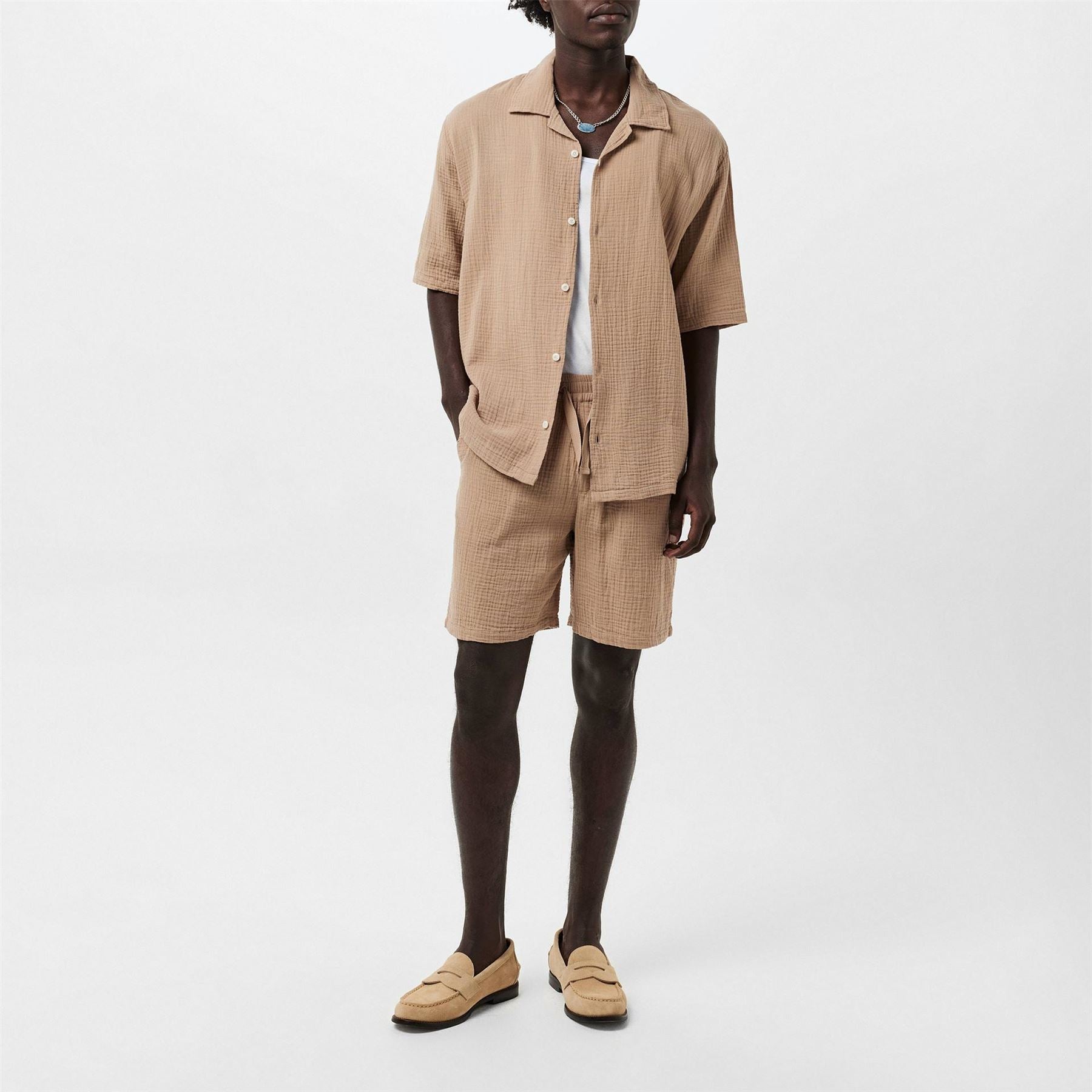 Albam Crinkle Holiday Shirt