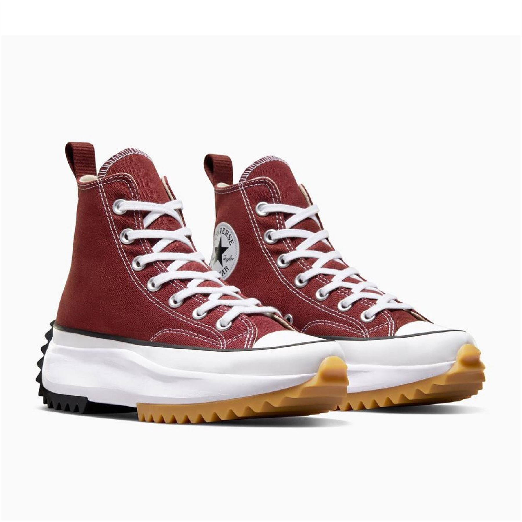 Converse Run Star Hike Platform Canvasas High Top Trainers