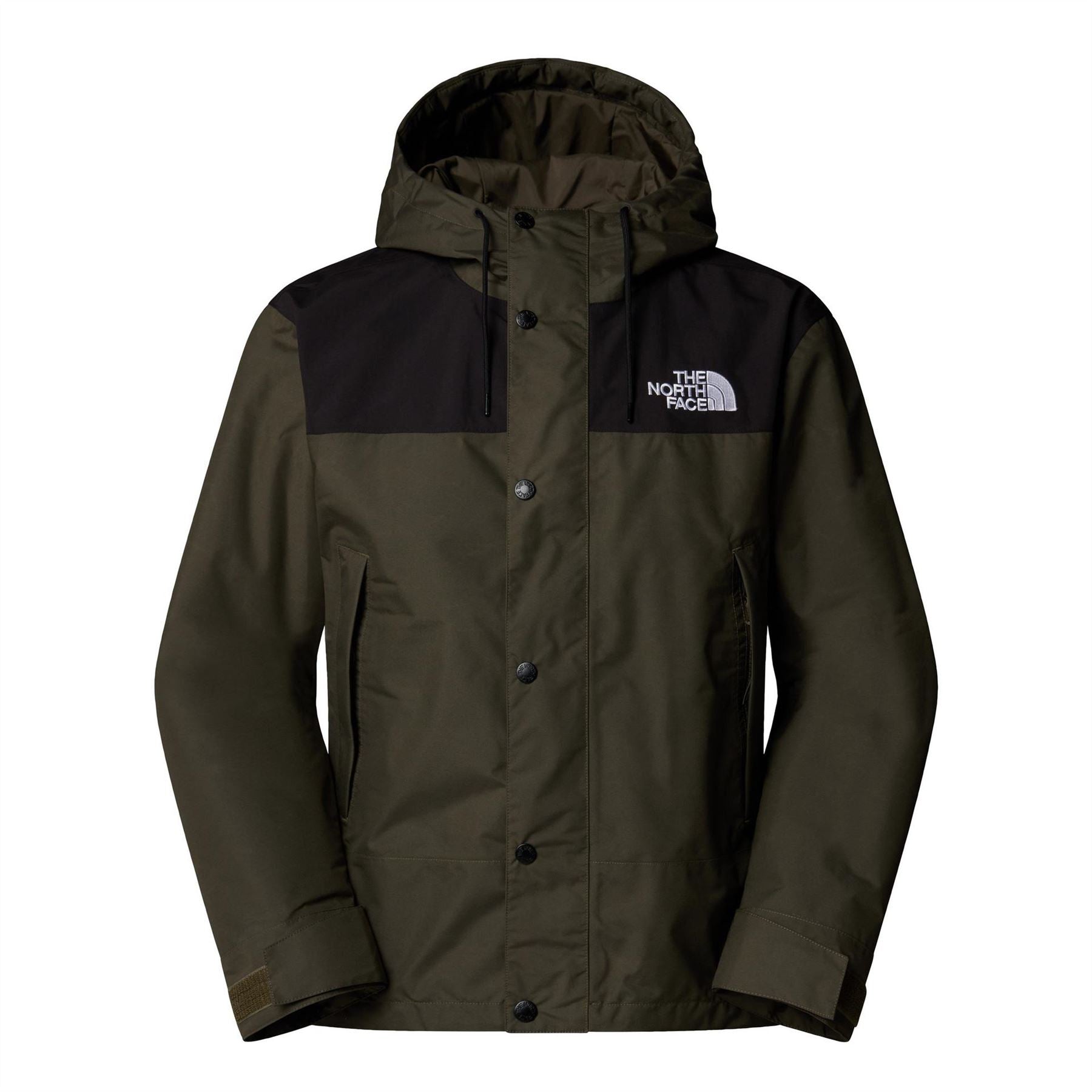 The North Face North Face Reign On Hooded Snap Button Color Block Rain Jacket