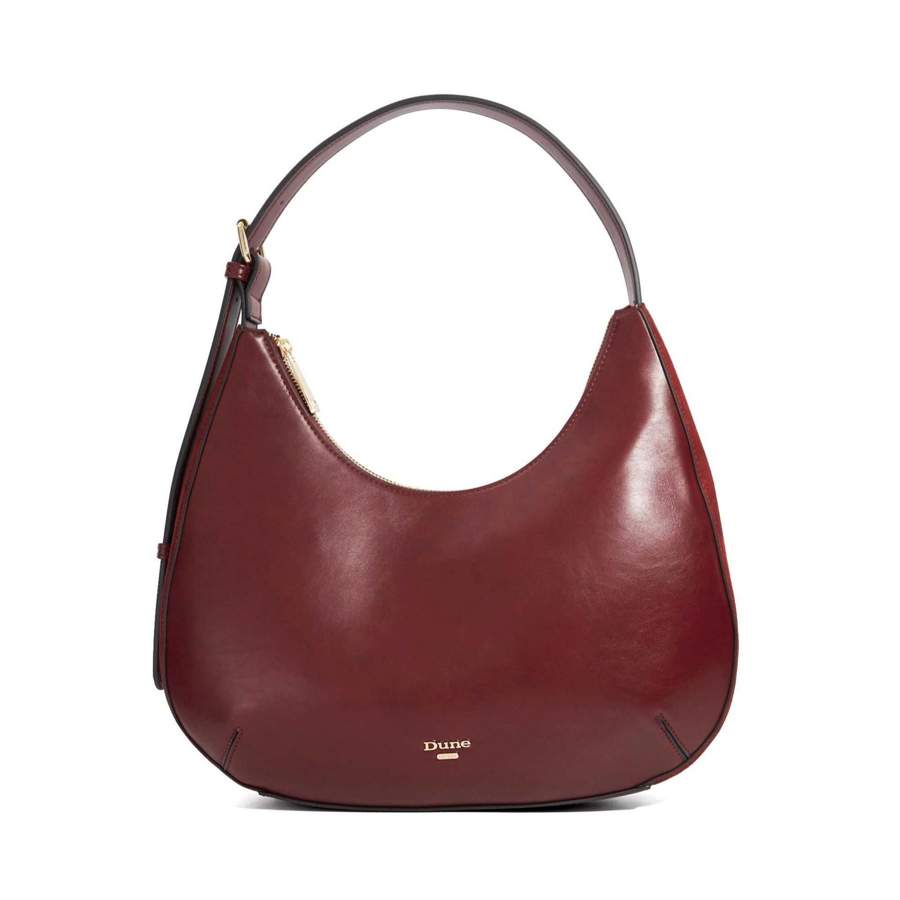 Dune London Daintily Crescent Shape Hobo Bag with Gold Tone Hardware