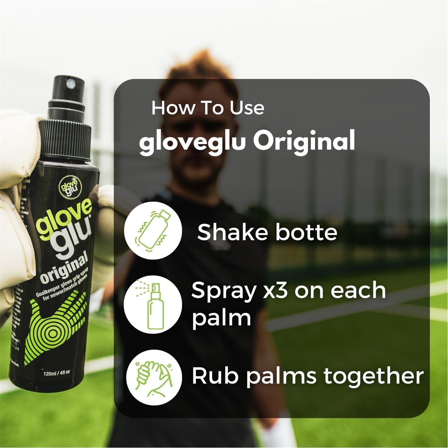 Glove Glu N Wash Goalkeeper Glove Kit