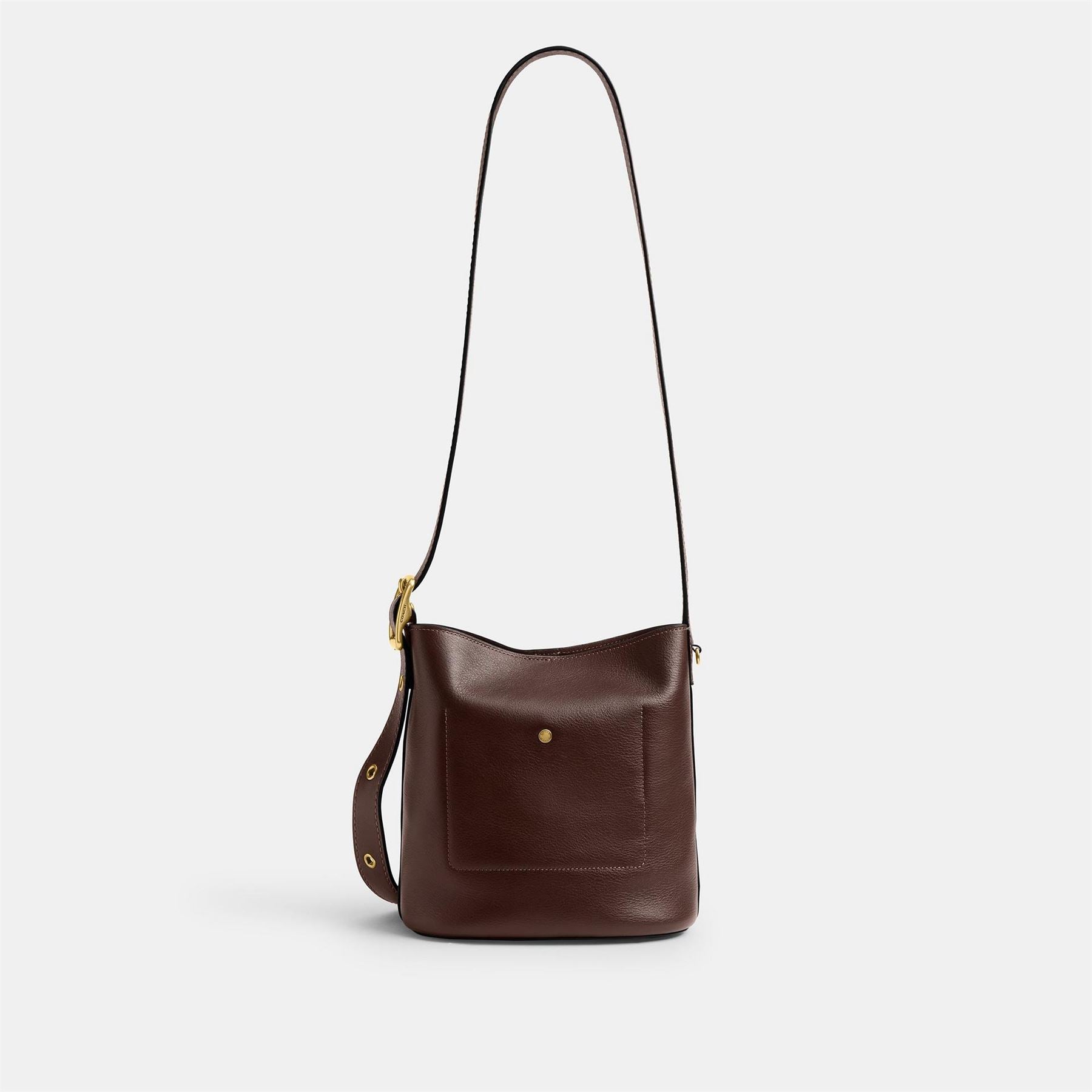 Coach Bleeker Cylinder Shape Cross Body with Patch