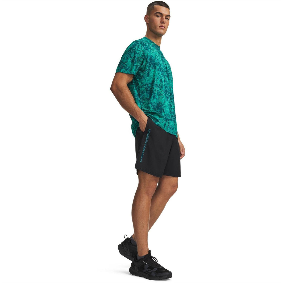 Under Armour Mens Armour Woven Graphic Shorts