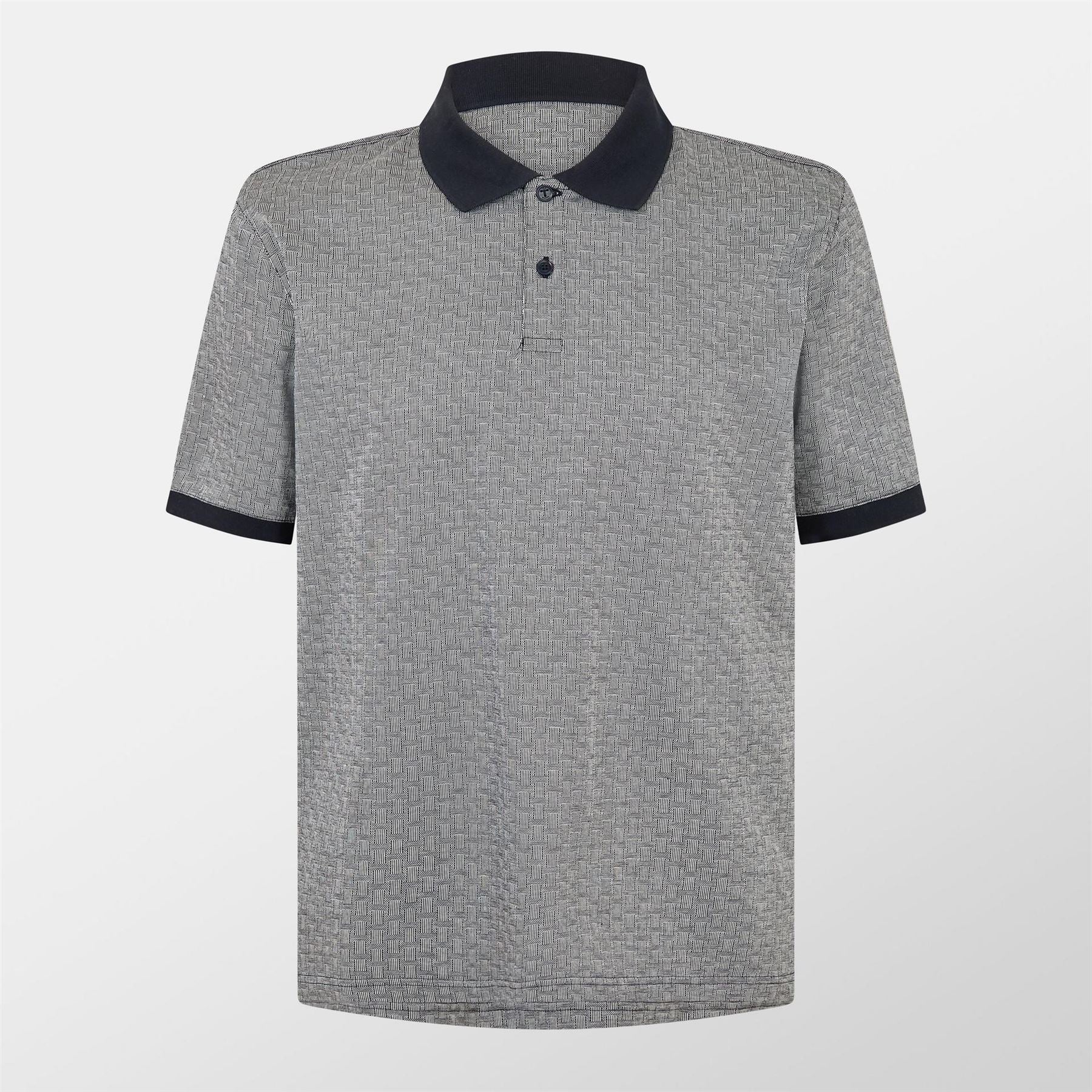 Ted Baker Auguso Jacquard Short Sleeve Polo Shirt