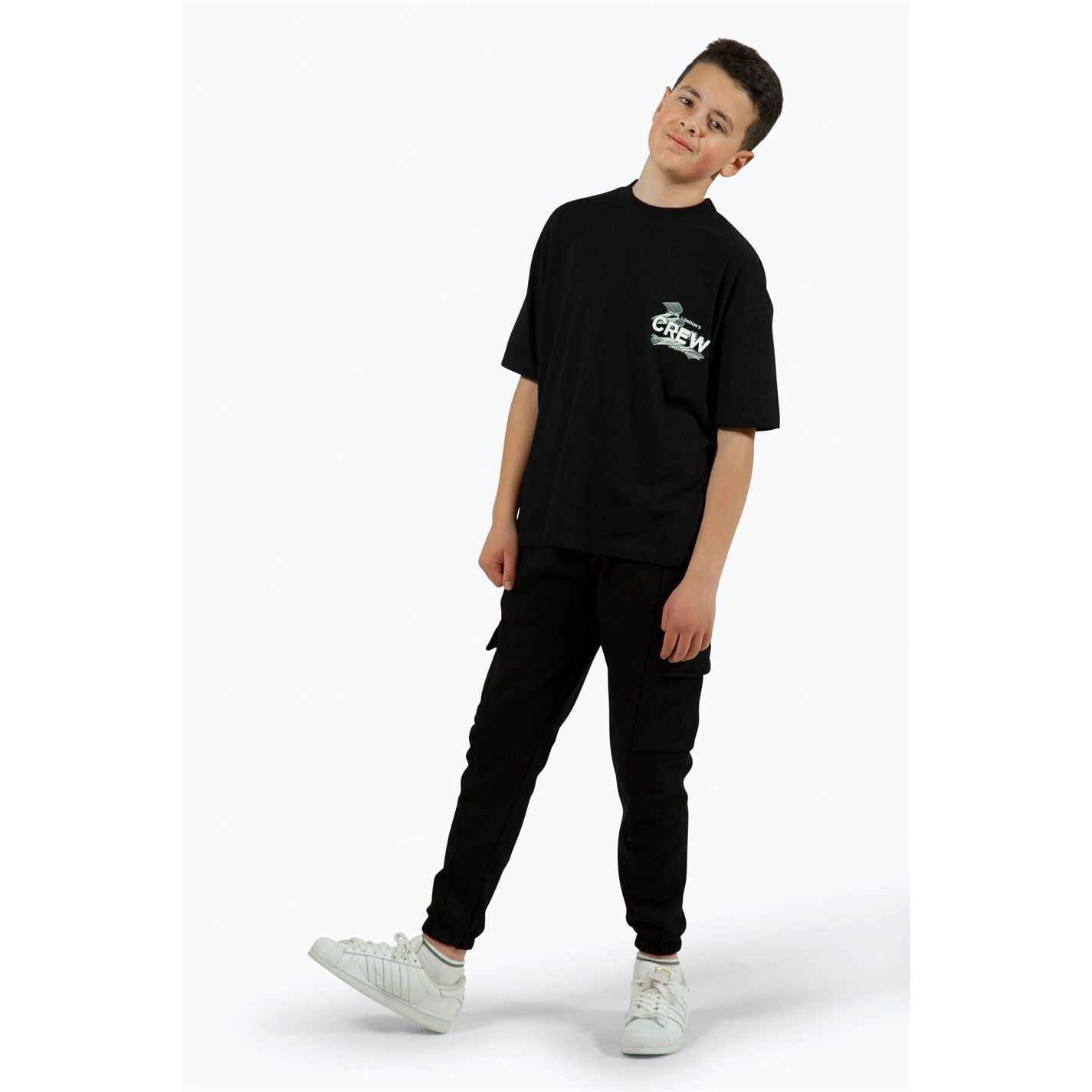 Hype Oversize Fit Crew Neck Short Sleeve T-Shirt