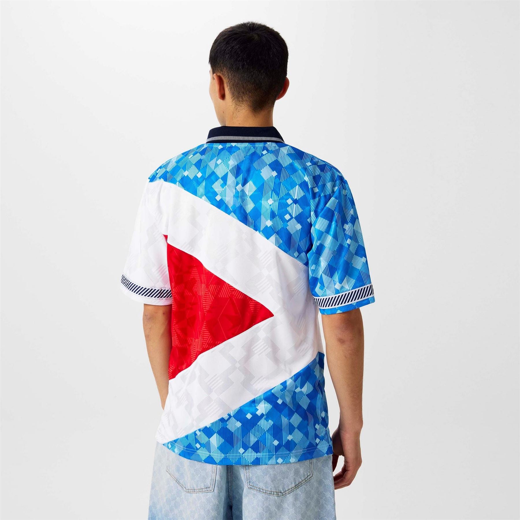 Score Draw England 1990 Mash Up Retro Football Shirt