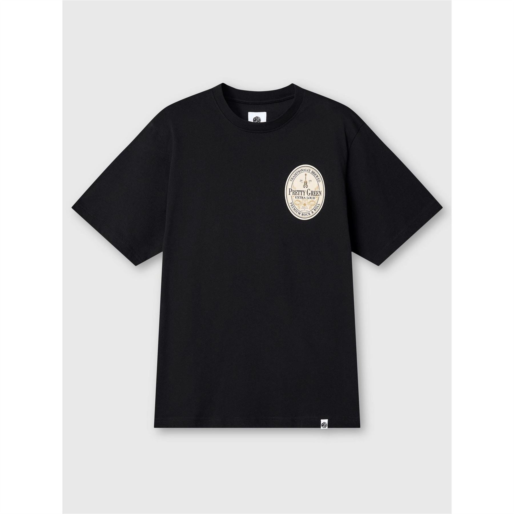 Pretty Green Crew Neck Short Sleeve Regular Fit T-Shirt