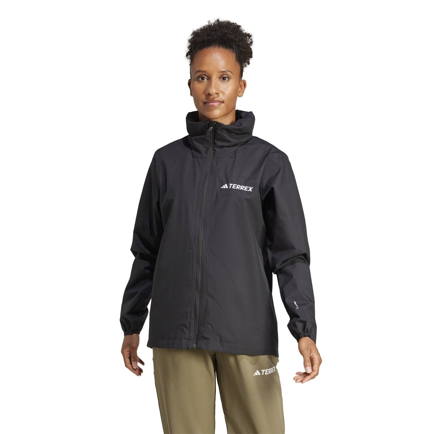 adidas Womens Multi Essentials 2l Rain Jacket