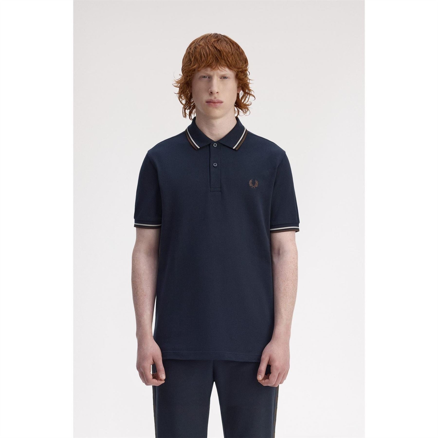 Fred Perry Sleeve Twin Tipped Polo Shirt