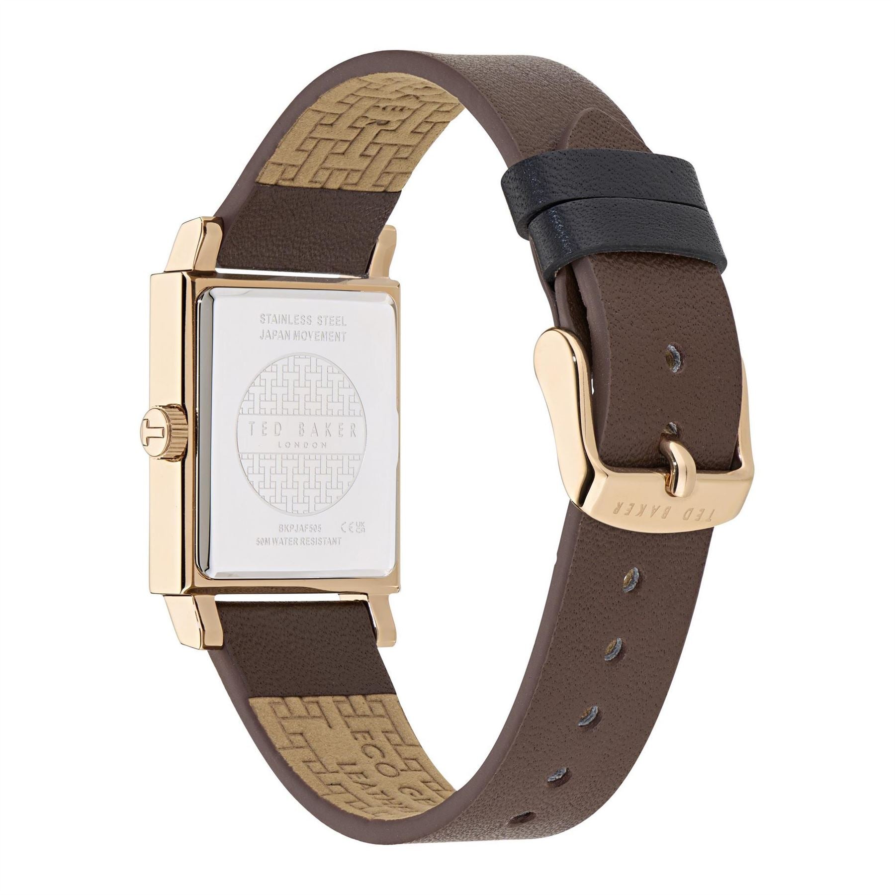 Ted Baker Jaareth Sn62 Leather Single Wrap Strap Dress Analogue Watch
