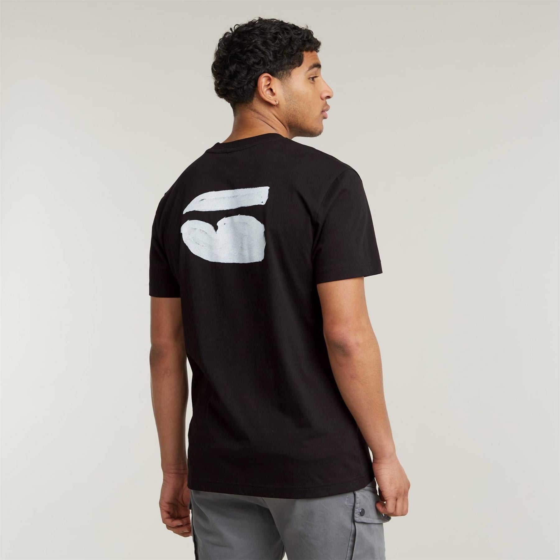 G Star Burger Back Print Regular Fit T-Shirt