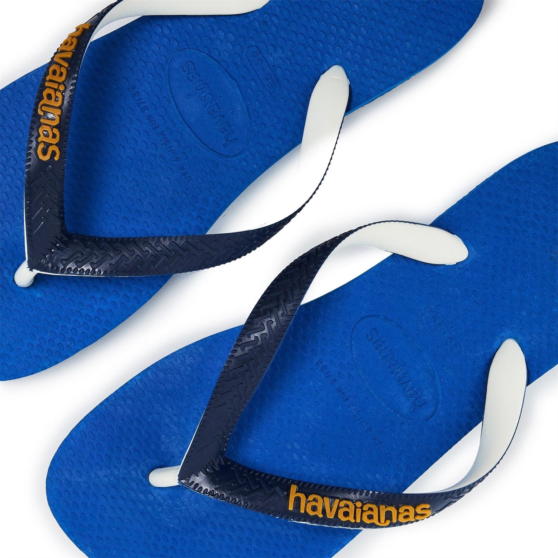 Havaianas Womens Top Mix Blue Star 35 36 Flip Flops