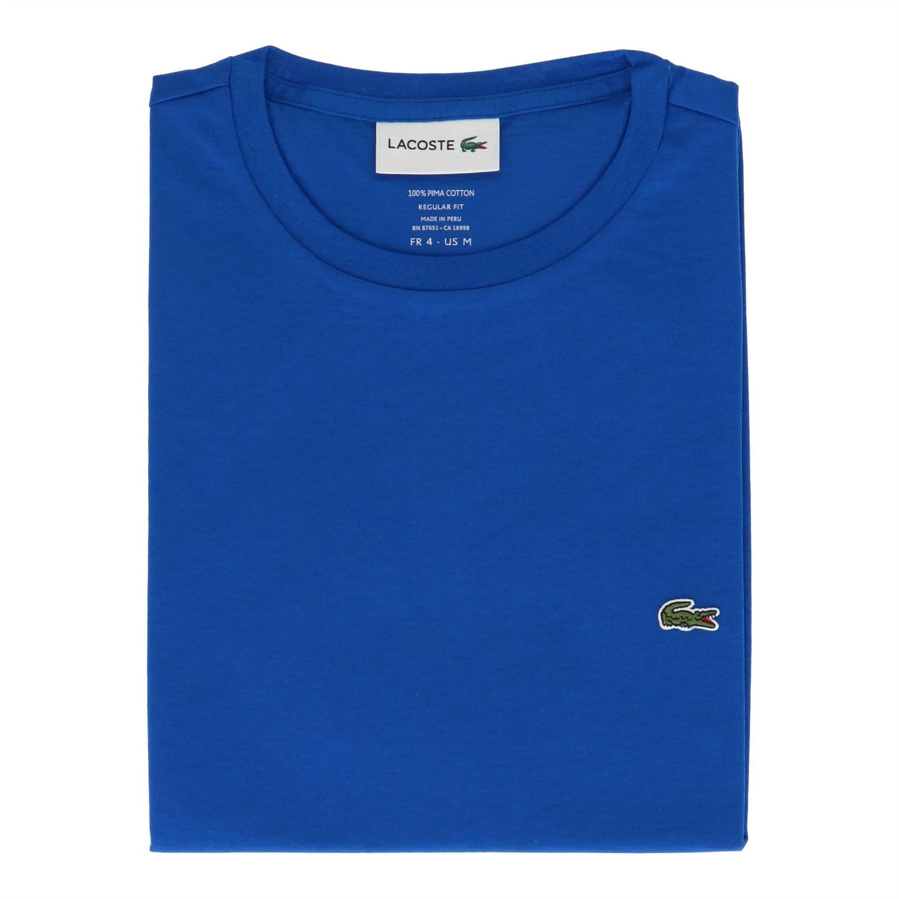 Lacoste Crocodile Logo Crew Neck Short Sleeve Jersey T-Shirt