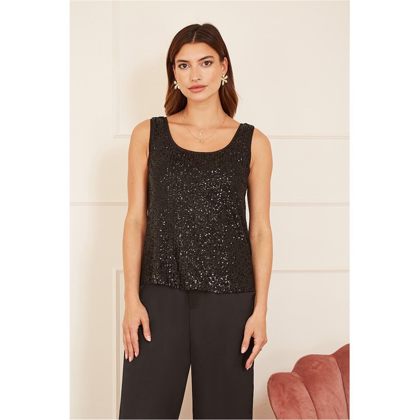 Yumi Sequin Vest