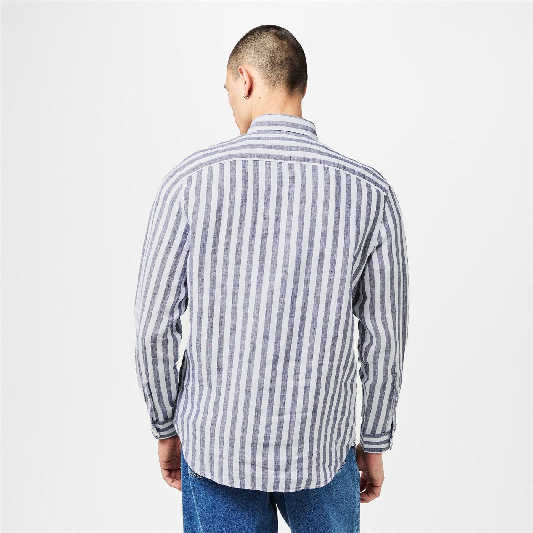 Tommy Hilfiger Bengal Stripe Long Sleeve Patterned Shirt