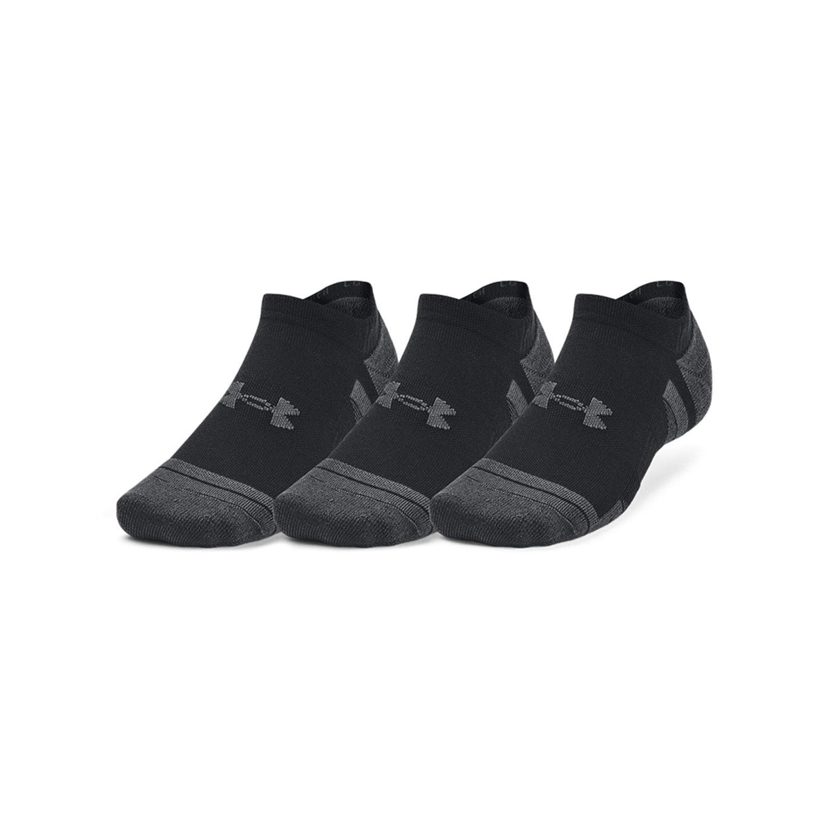 Under Armour Performance Tech 3 Pack No Show Socks Unisex