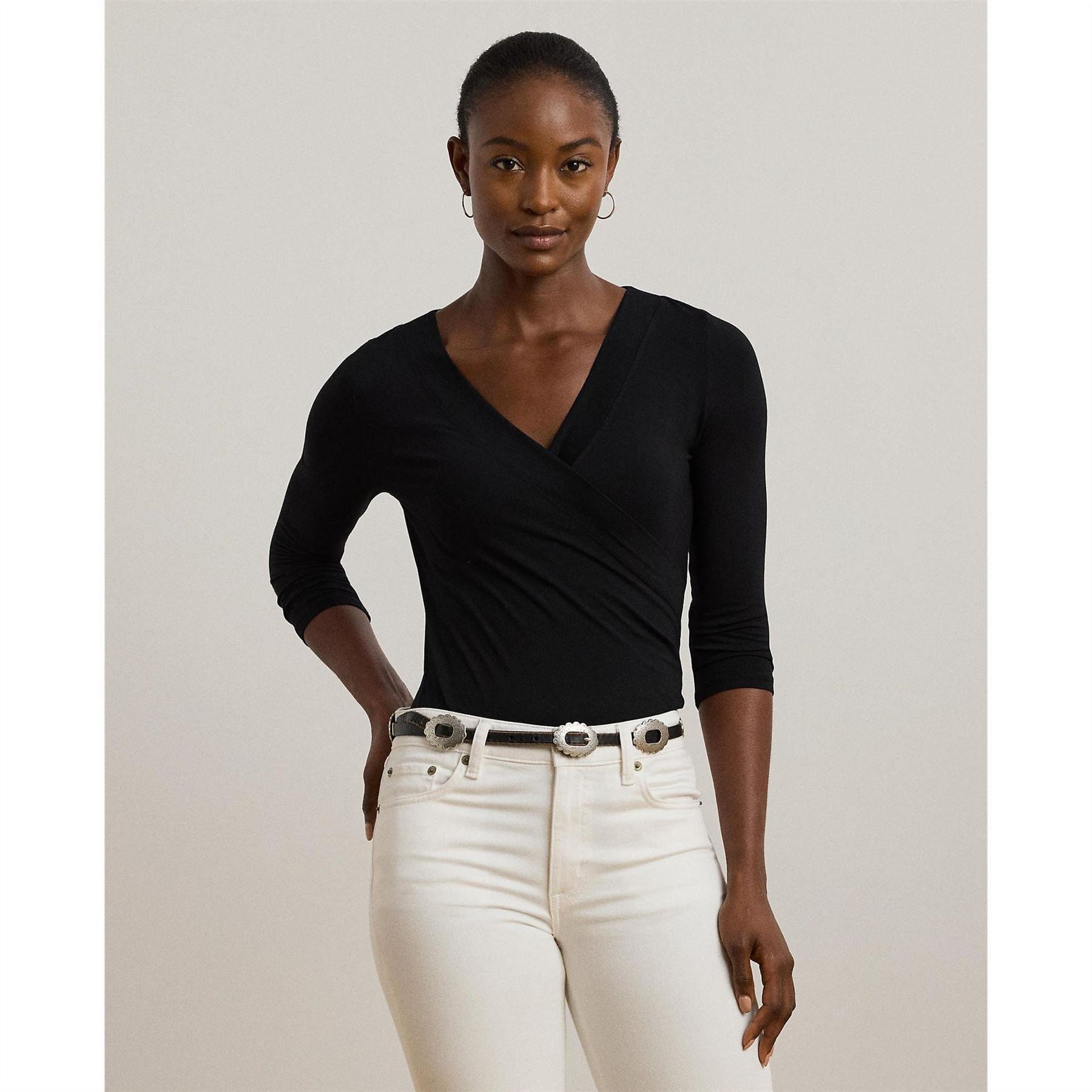 Lauren by Ralph Lauren Wrap Top