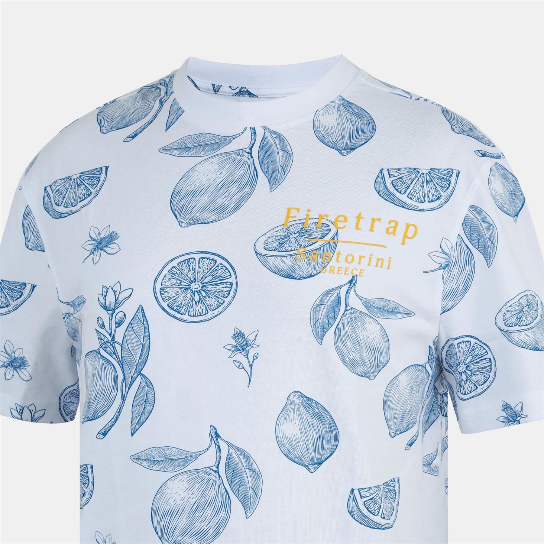 Firetrap Fruit All Over Print Oversized T-Shirt