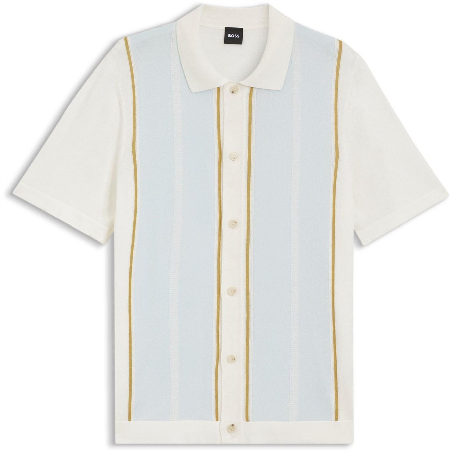 Boss Patterned Short Sleeve Shirt