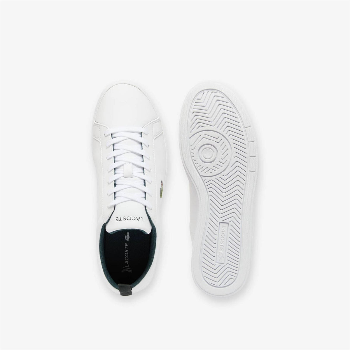 Lacoste Court Base Lace Up Low Top Trainers