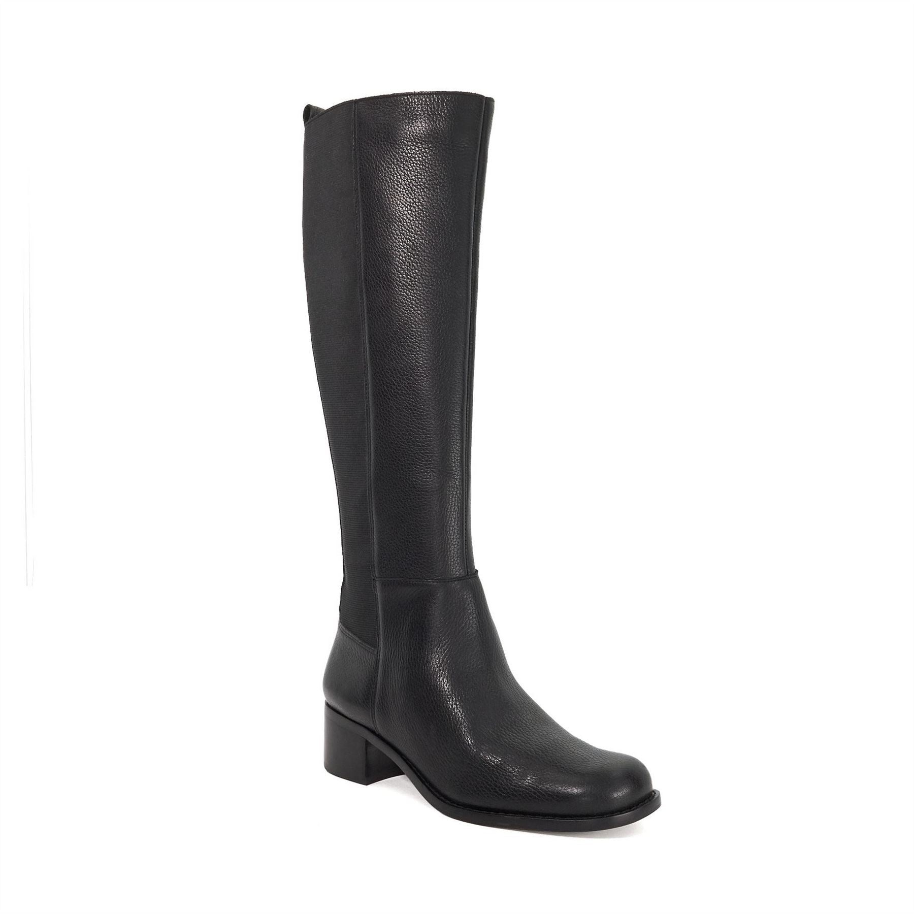 Dune London Turner Knee High Block Heel Boots