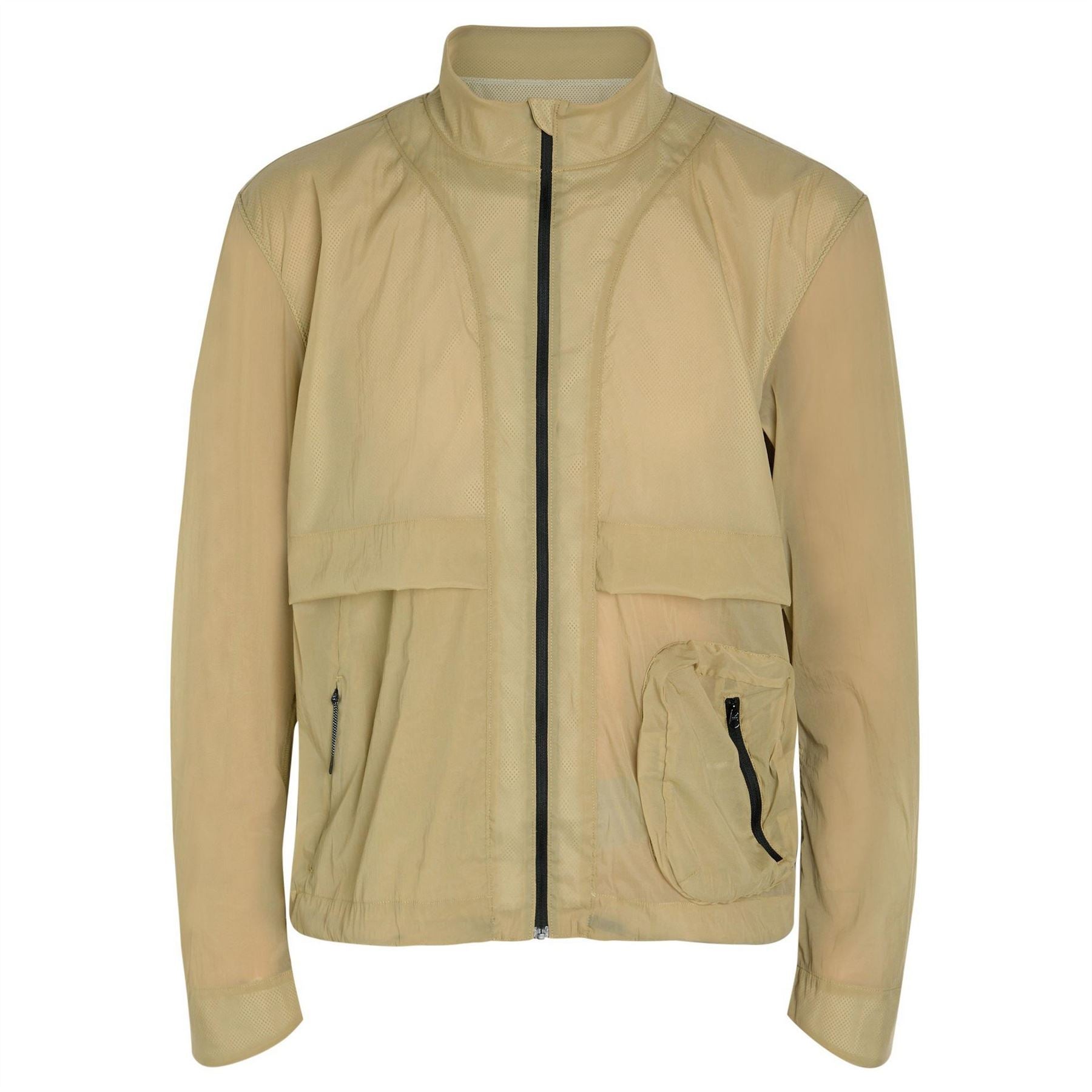Literary Sport Stand Collar Run Jacket