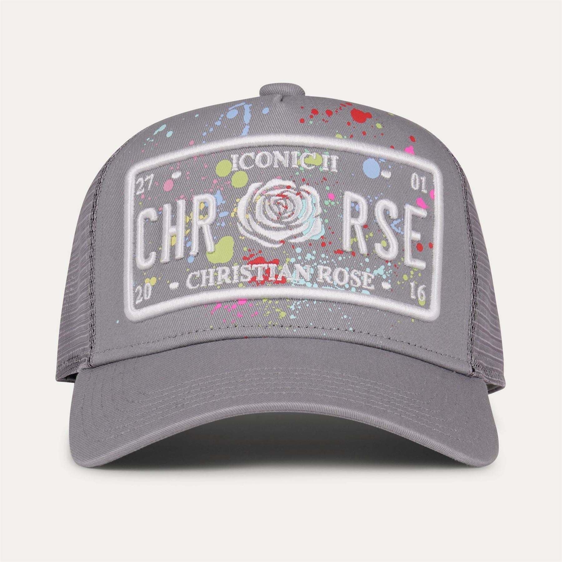 Christian Rose Ii Plate Trucker Cap