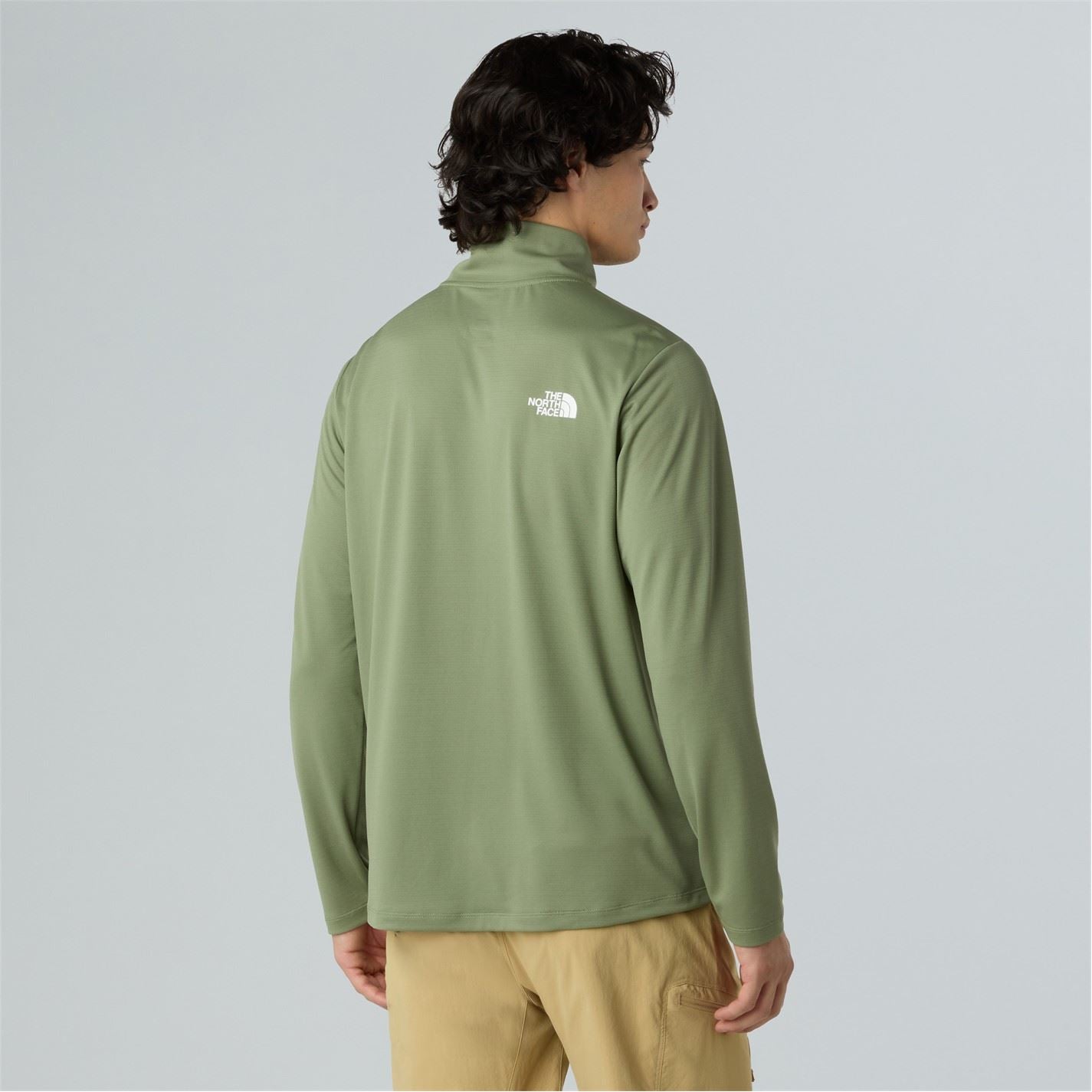 The North Face Mist Regular Fit Long Sleeve Zip Neck T-Shirt