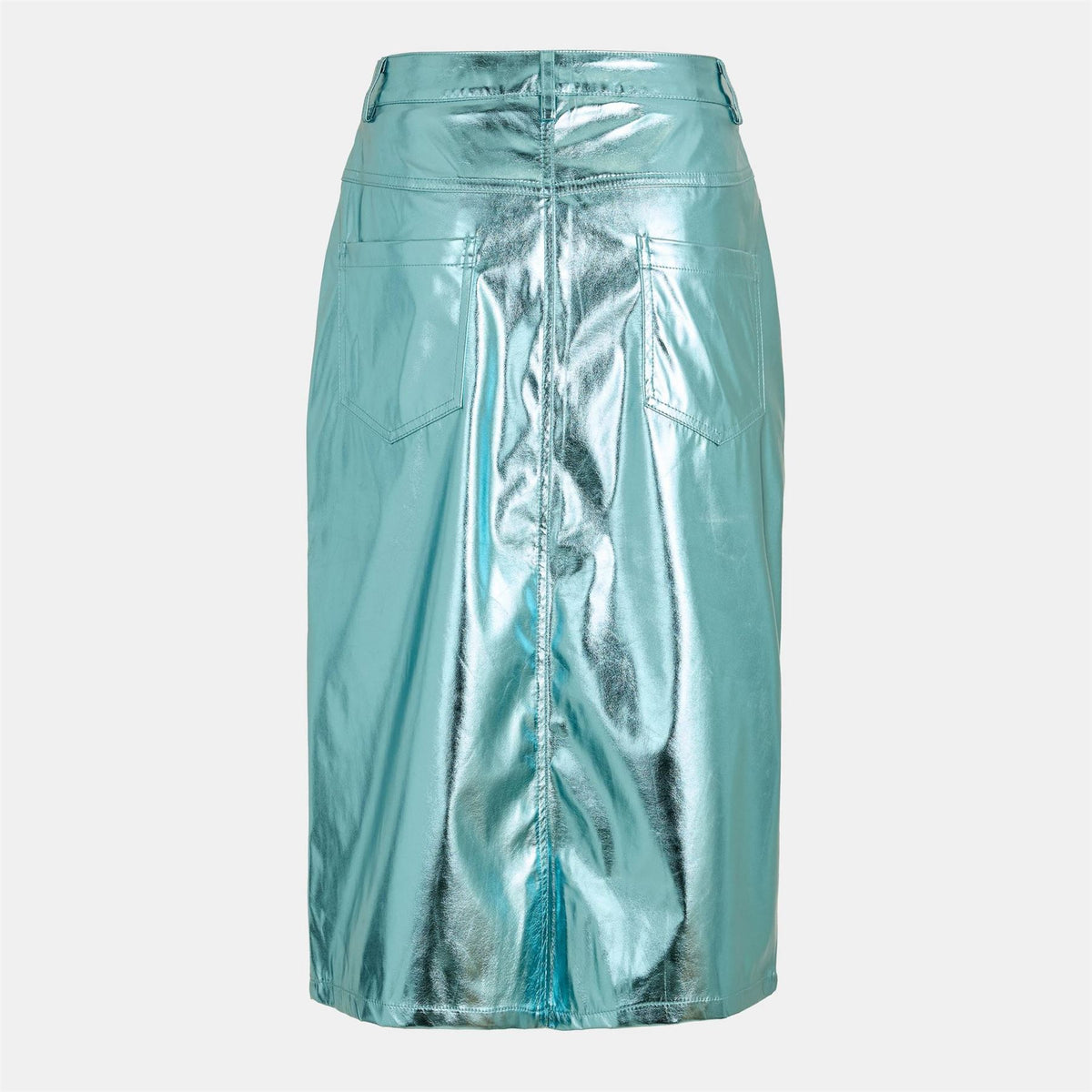 AmyLynn Metallic Midi Pencil Skirt