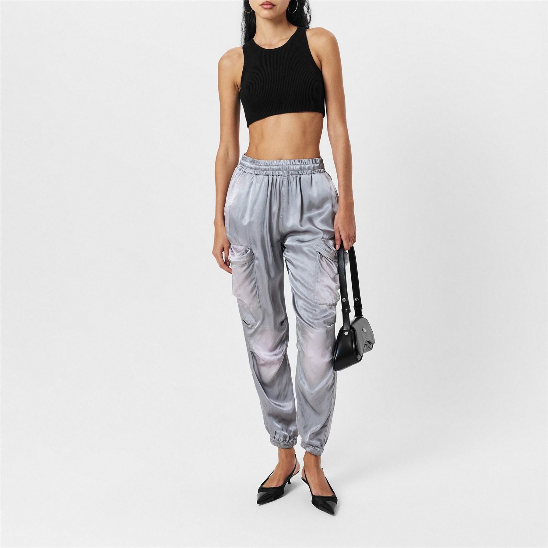 Diesel Mrw N1 Solid Patterned Cargo Pants