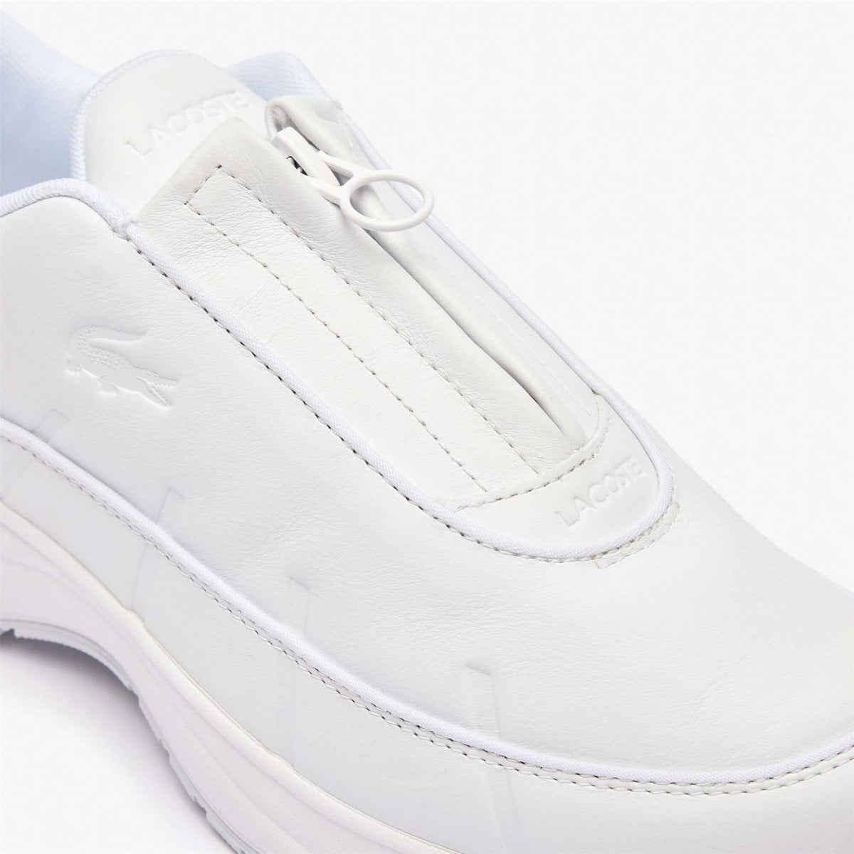 Lacoste Zip Og Leather Trainers