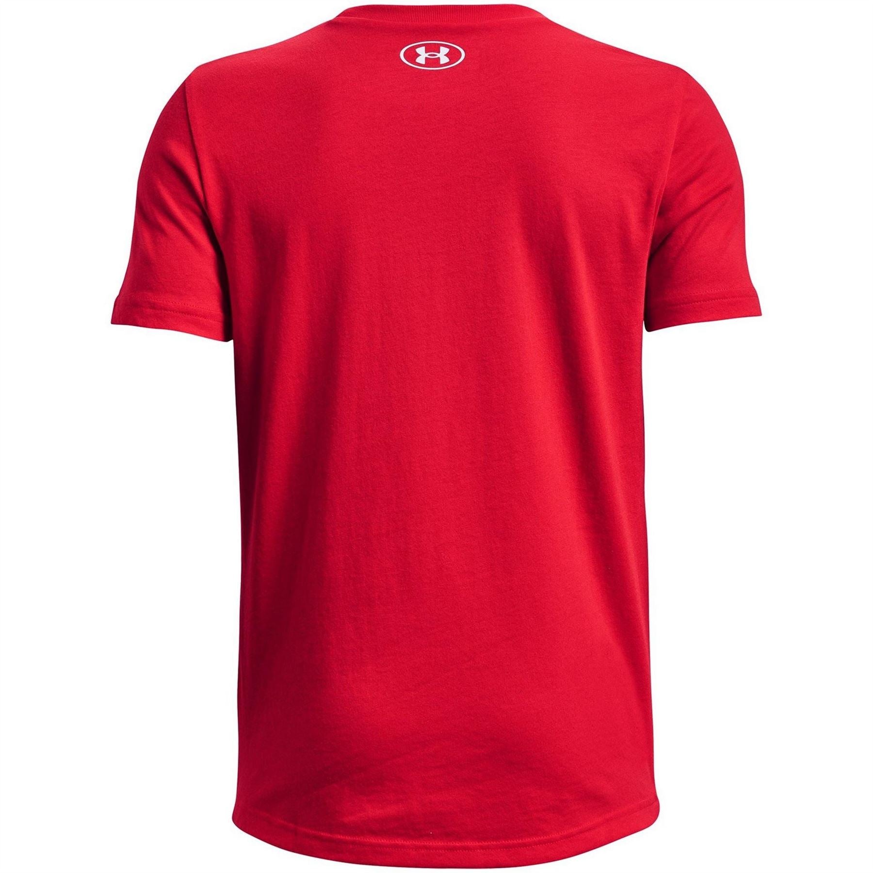 Under Armour Boys Bold Logo Crew Neck Short Sleeve Jersey T-Shirt