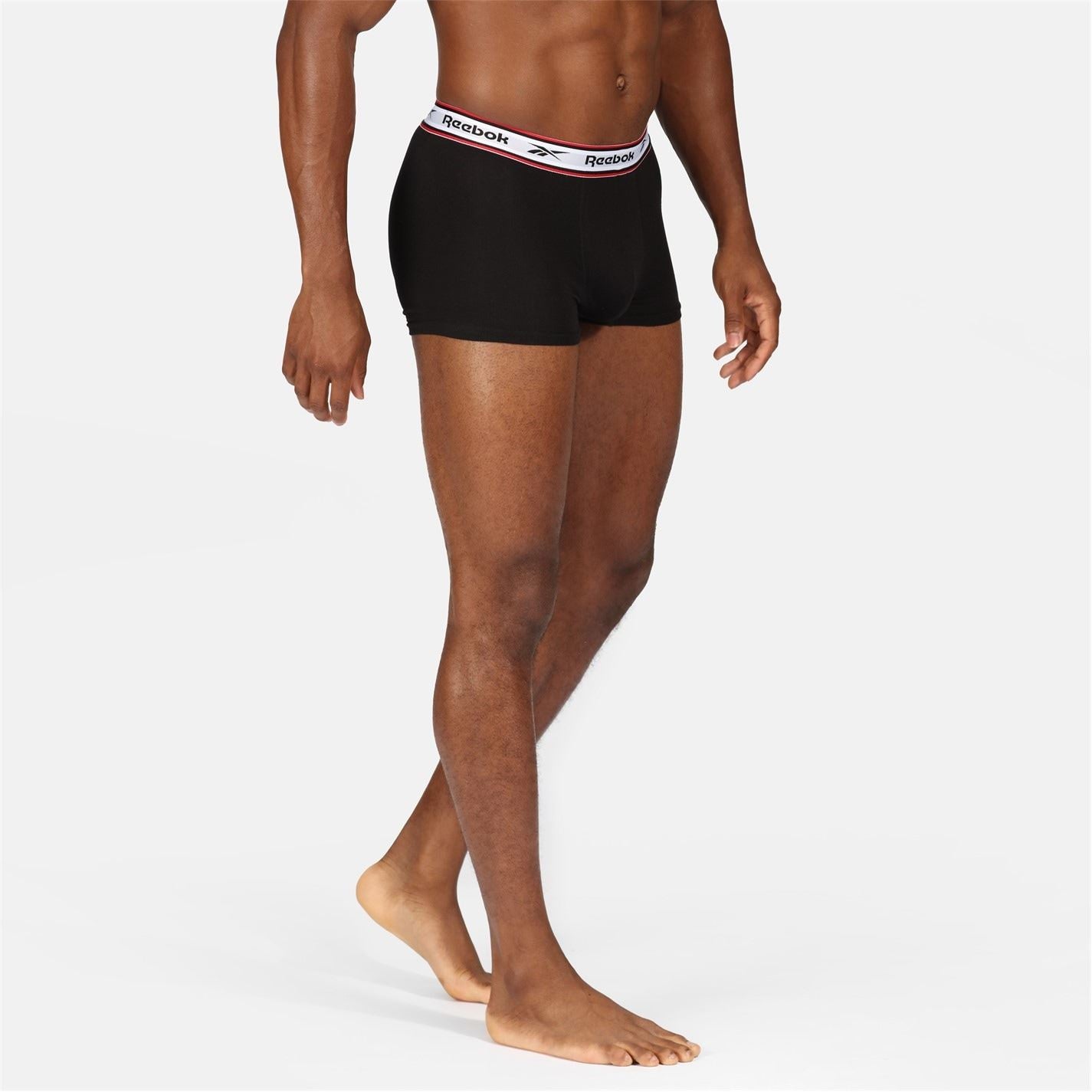 Reebok Mens 3 Pack Boxer Shorts Barlow