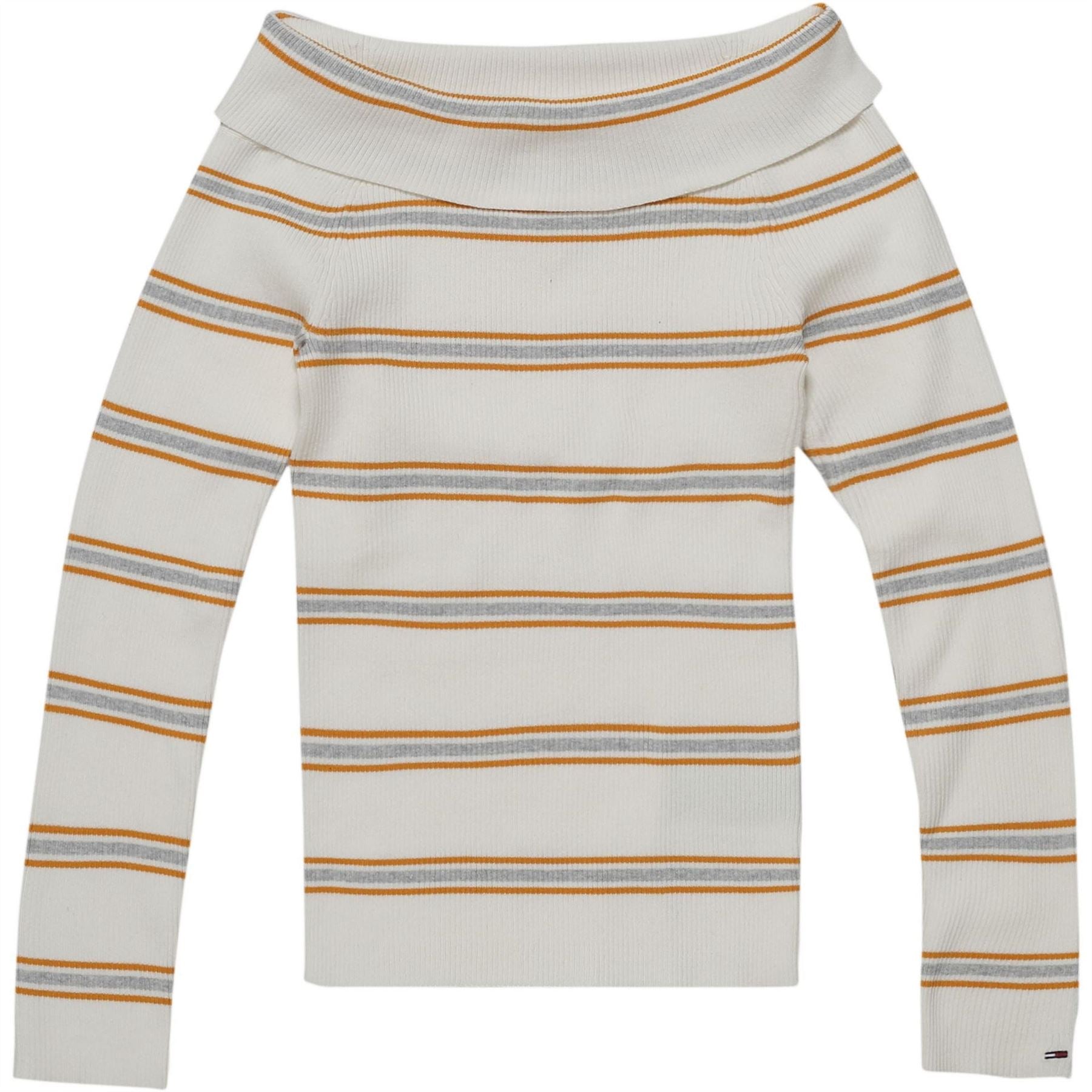 Tommy Jeans Jeans Off Shoulder Rib Sweater