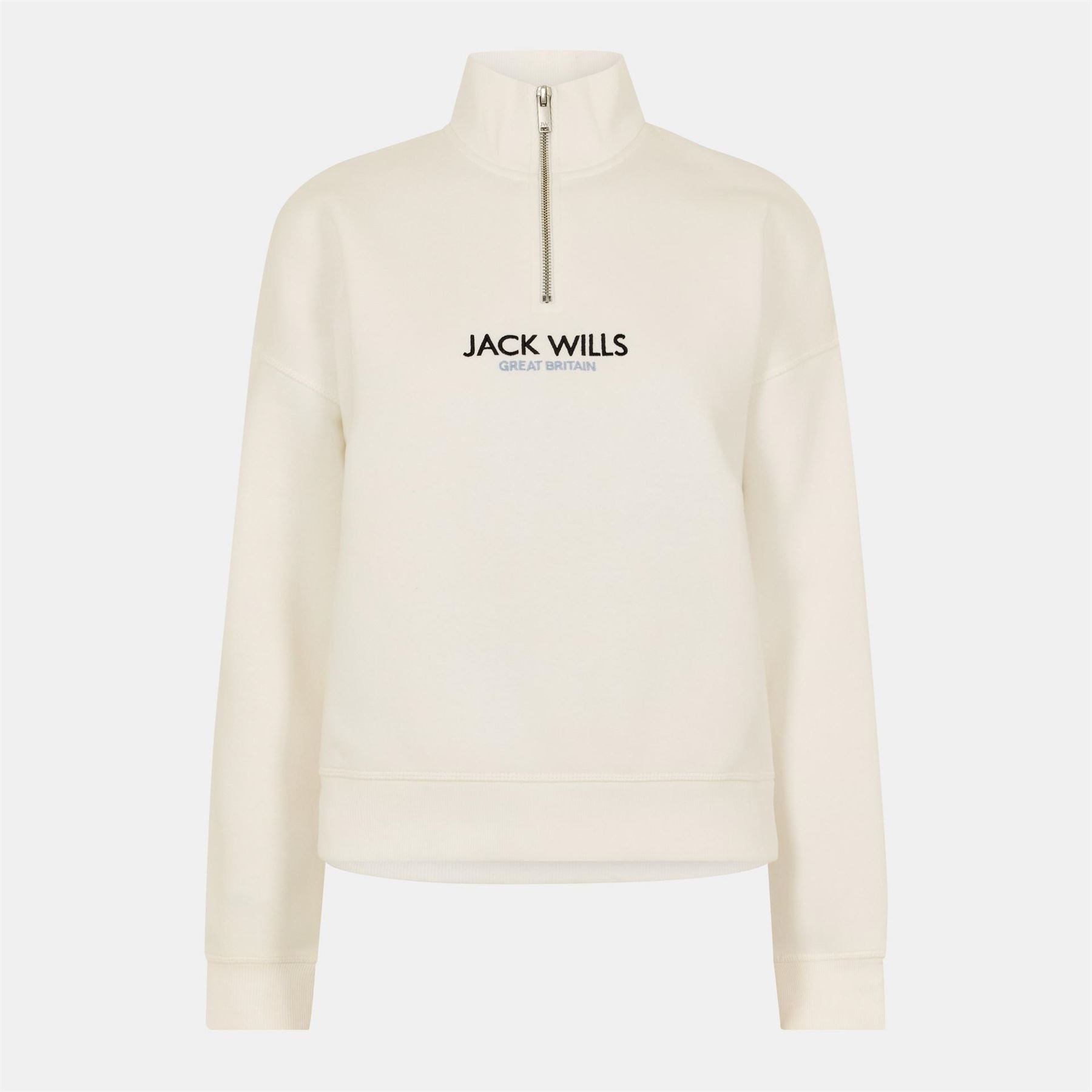 Jack Wills Honeylane Half Zip Sweatshirt